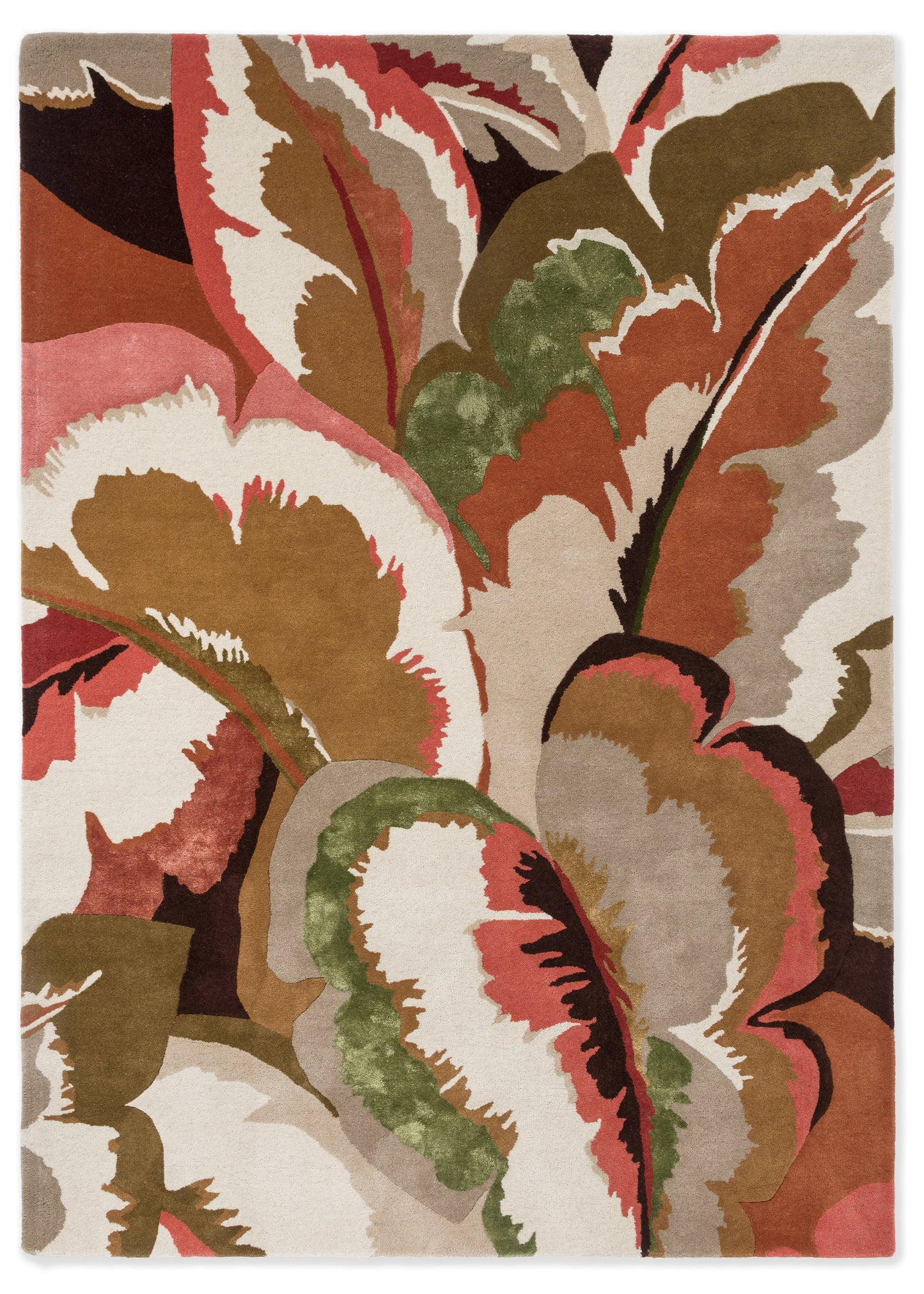 Laagpolig vloerkleed van Harlequin | Calathea Amber - Brazillian rosewood