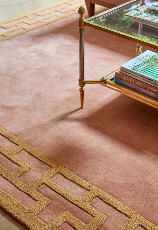 Vloerkleed Layered Alice Crawley Indocine Wool Rug English Rose