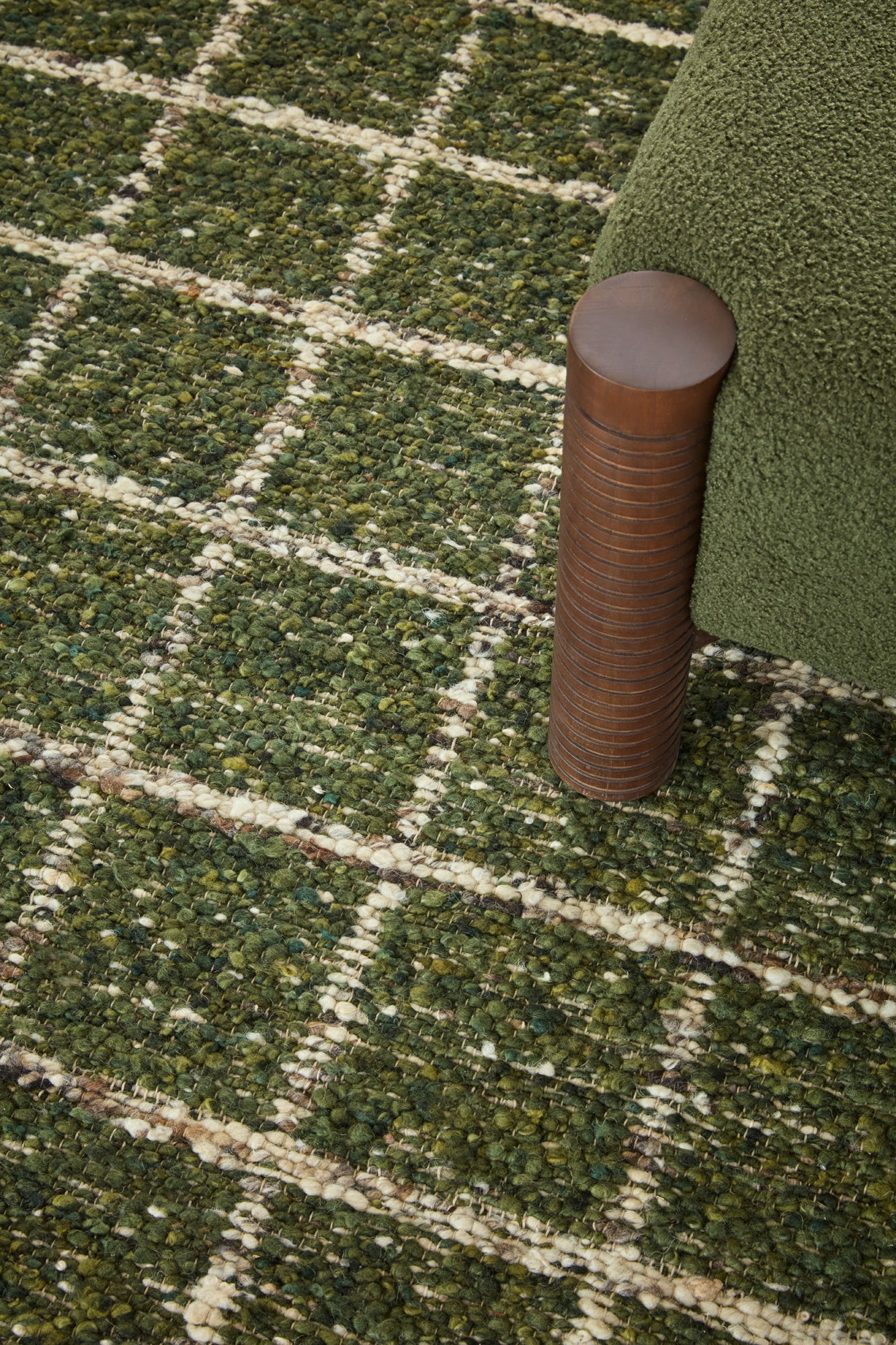 Vloerkleed Brink en Campman Craft Jack Hunter Green 149407 Back