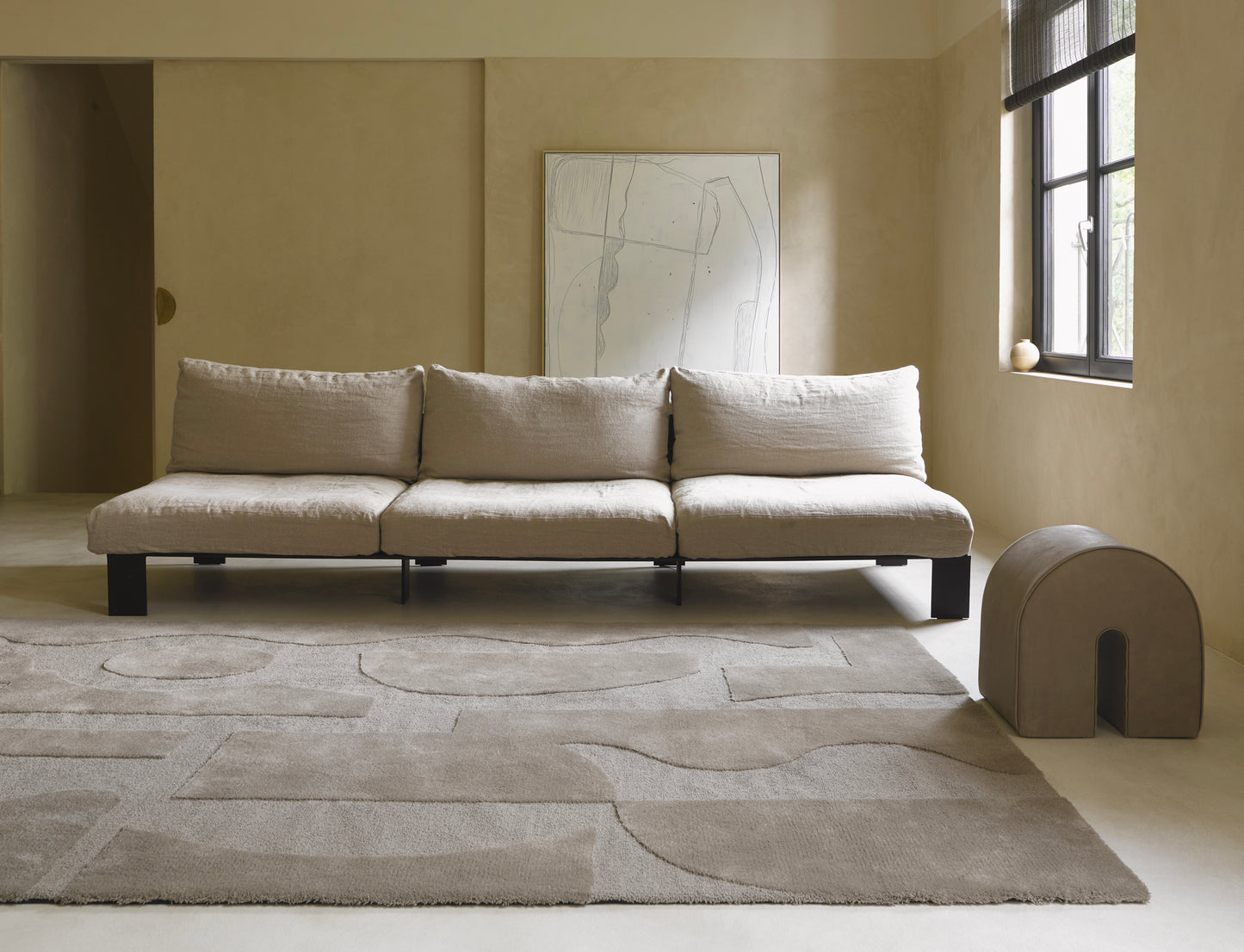 Vloerkleed Brink en Campman Mural Bold Cement 121104