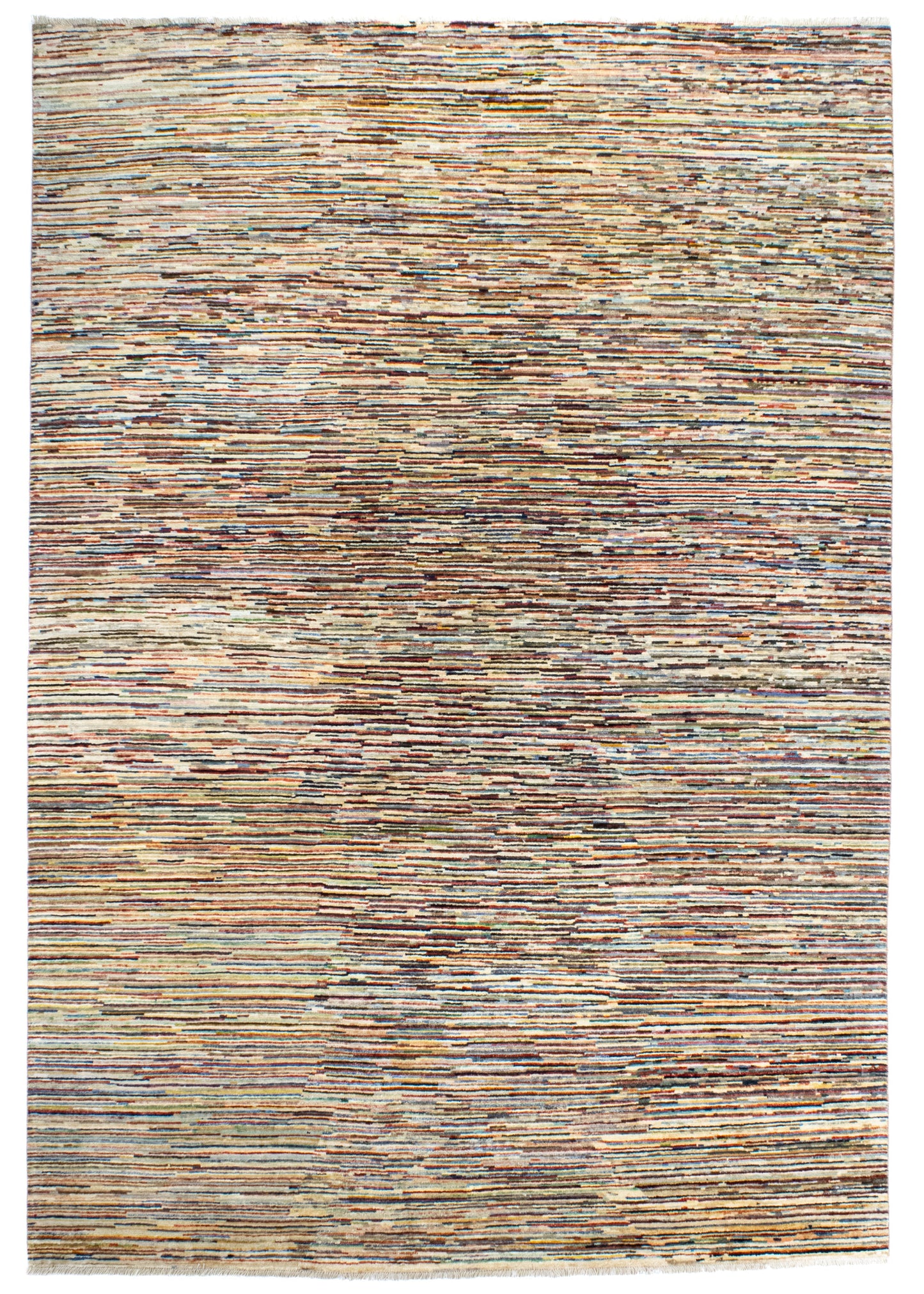 Unique Ziegler Stripe Vloerkleed 15278 | Handgeknoopt uit Afghanistan
