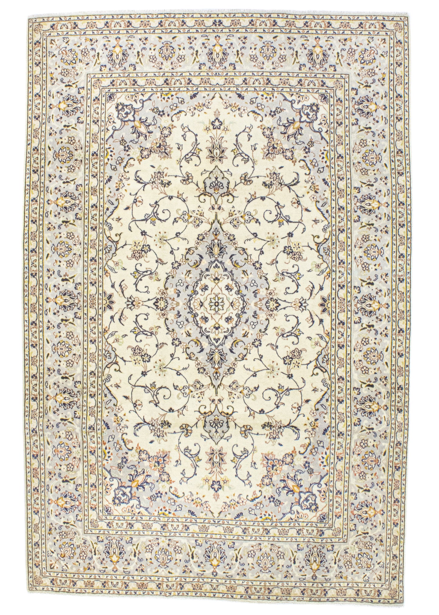 Handgeknoopt Oosters Tapijt | Unique Keshan Fine 88114 (voorraad)