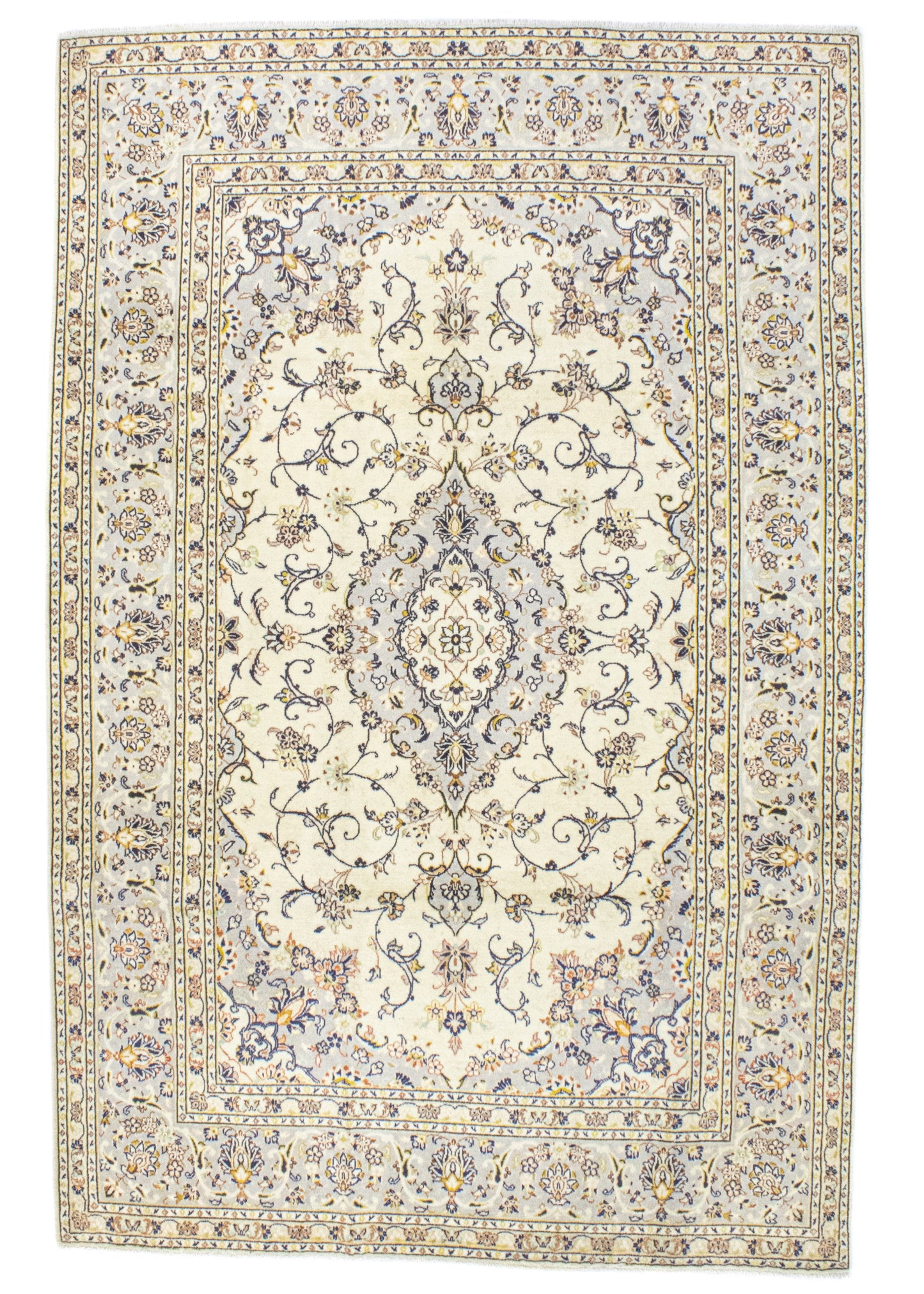 Handgeknoopt Oosters Tapijt | Unique Keshan Fine 88114 (voorraad)