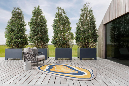 Brink en Campman Habitat Aura Ochre Outdoor 477306 Vloerkledenwinkel