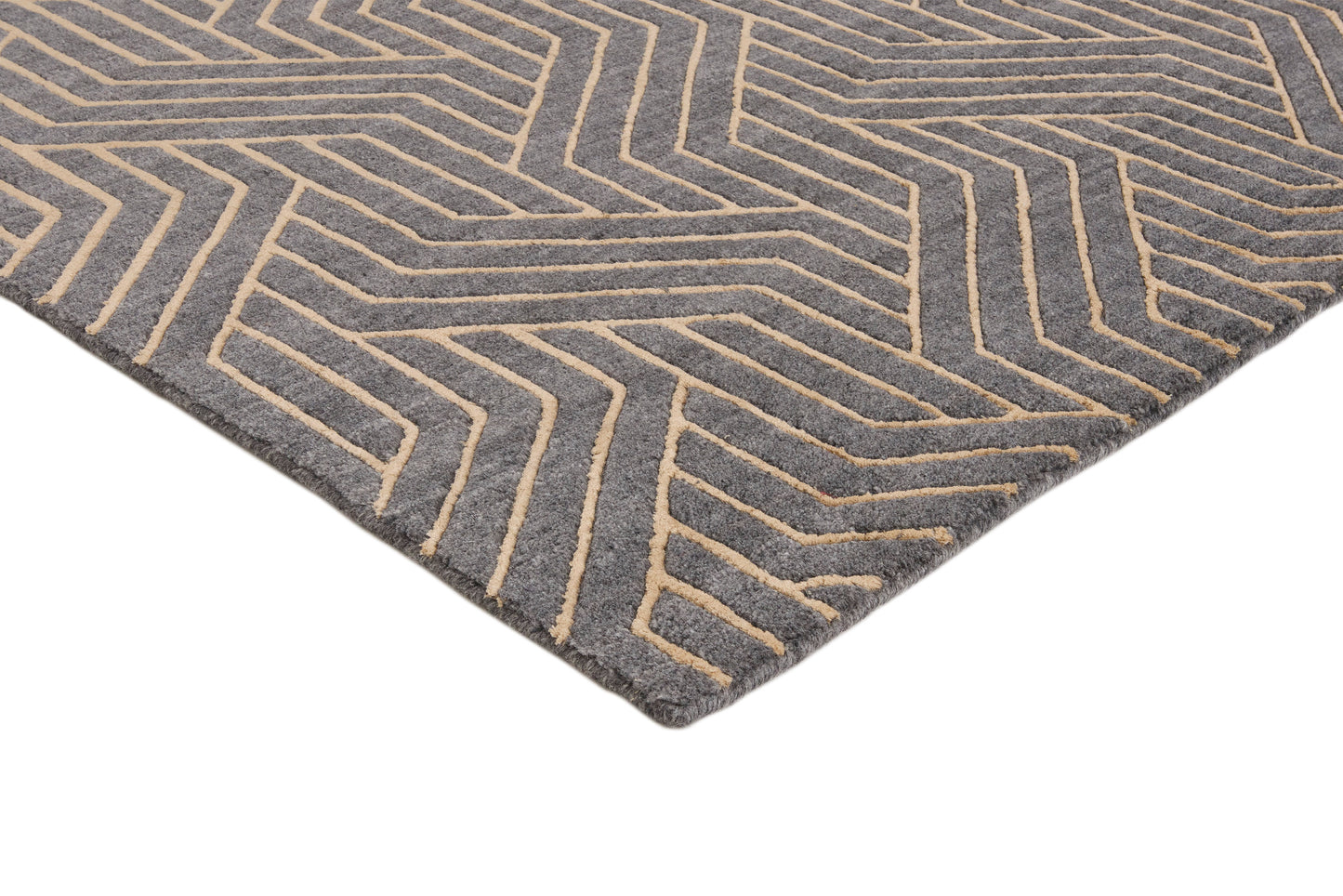 Vloerkleed MOMO Rugs Companion Charcoal Gold