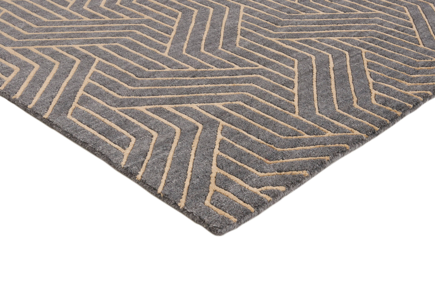 Vloerkleed MOMO Rugs Companion Charcoal Gold