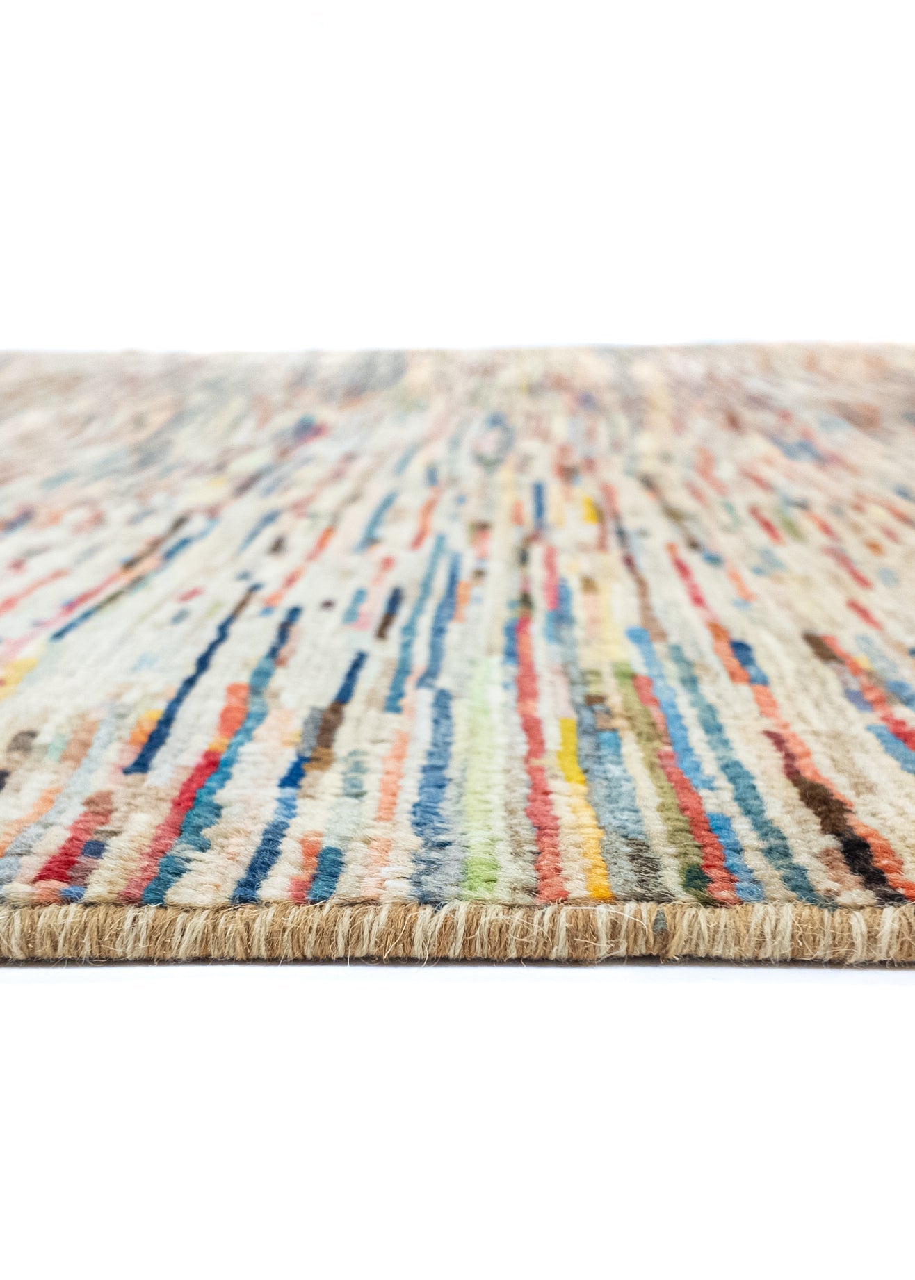 Unique Ziegler Stripe Vloerkleed 15278 | Handgeknoopt uit Afghanistan