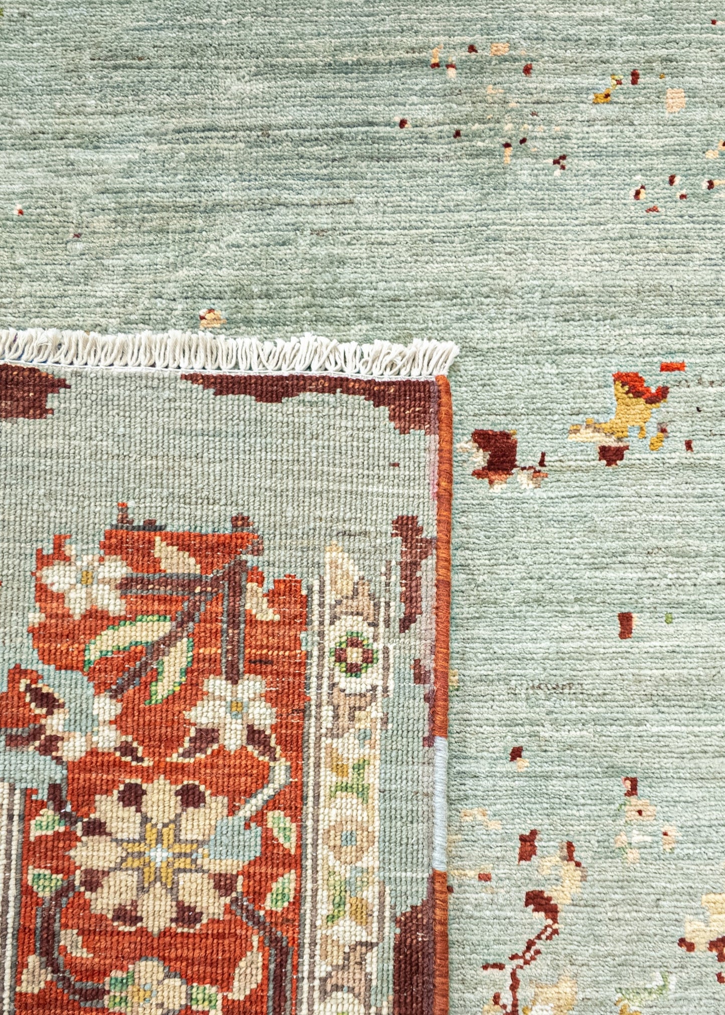 Unique Ziegler Art Deco Vloerkleed 8809 | Handgeknoopt uit Afghanistan (voorraad)