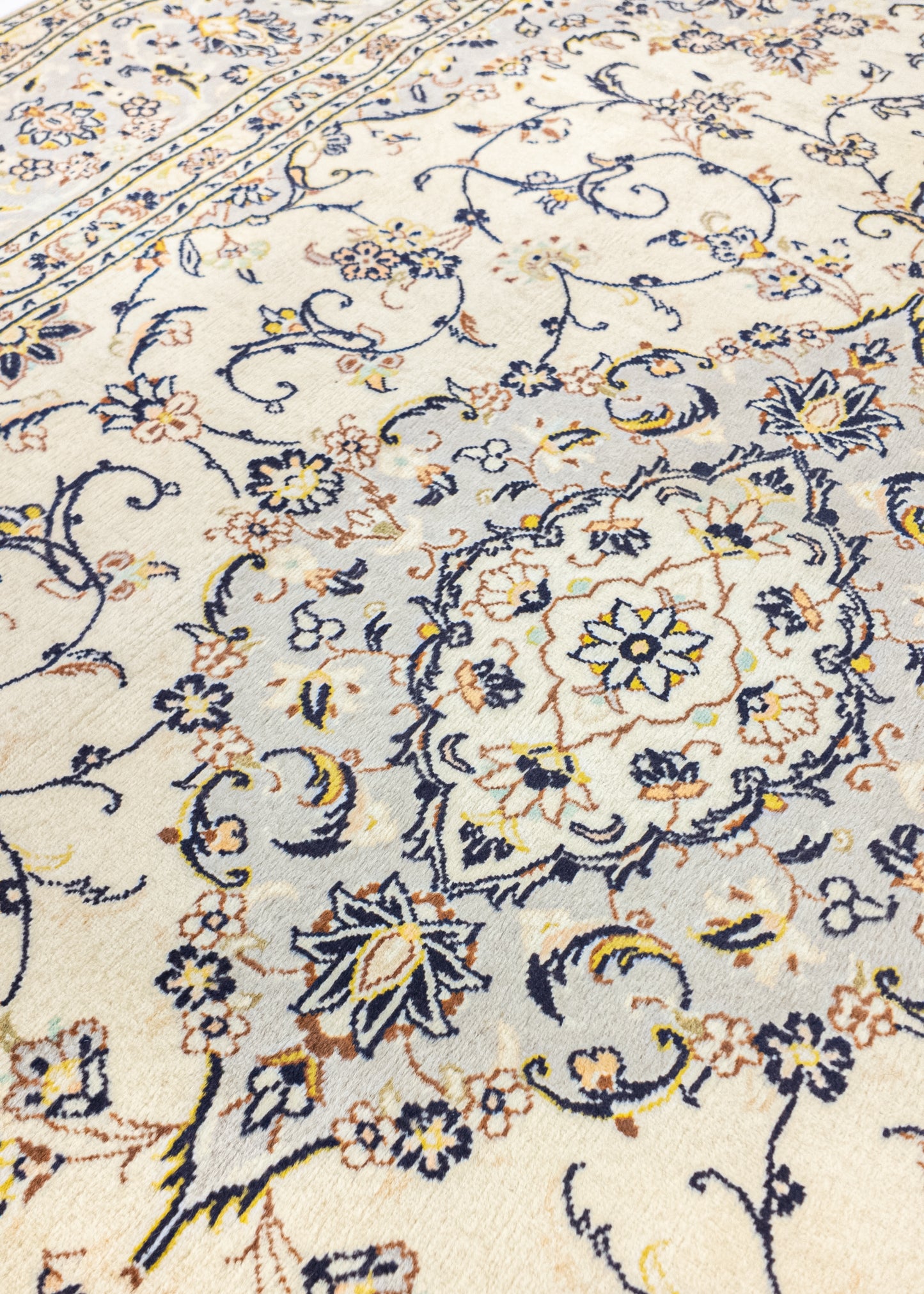 Handgeknoopt Oosters Tapijt | Unique Keshan Fine 88114 (voorraad)