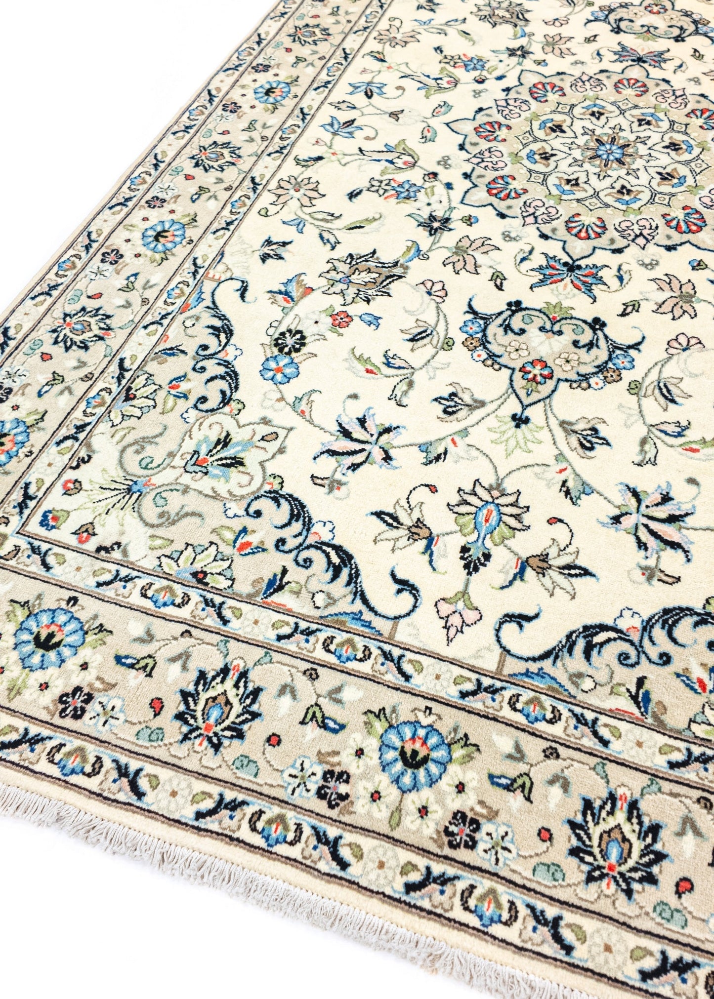 Handgeknoopt Oosters Tapijt | Unique Keshan Fine 64997 (voorraad)
