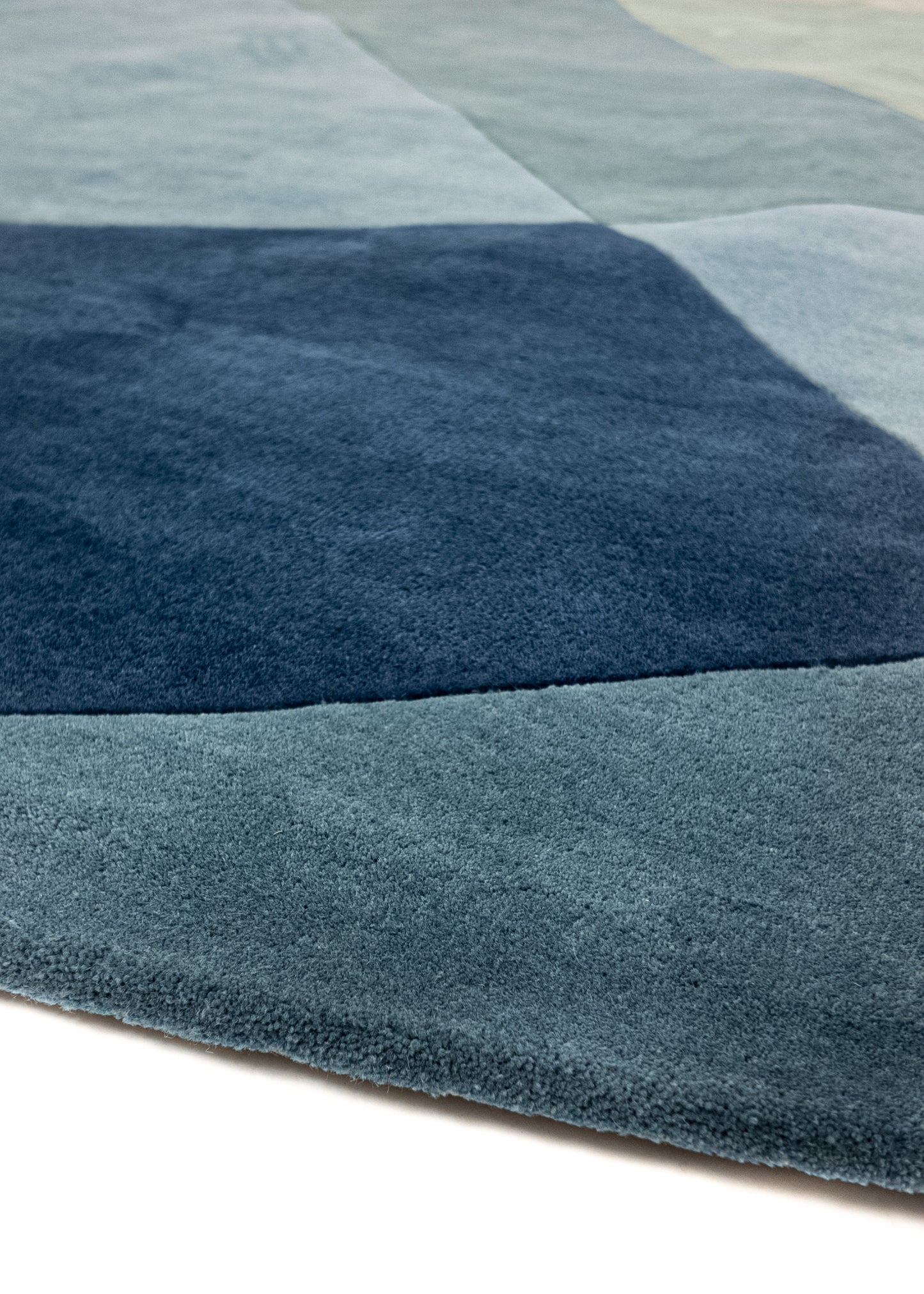Vloerkleed MOMO Rugs Rhythmic Tides Indigo Round