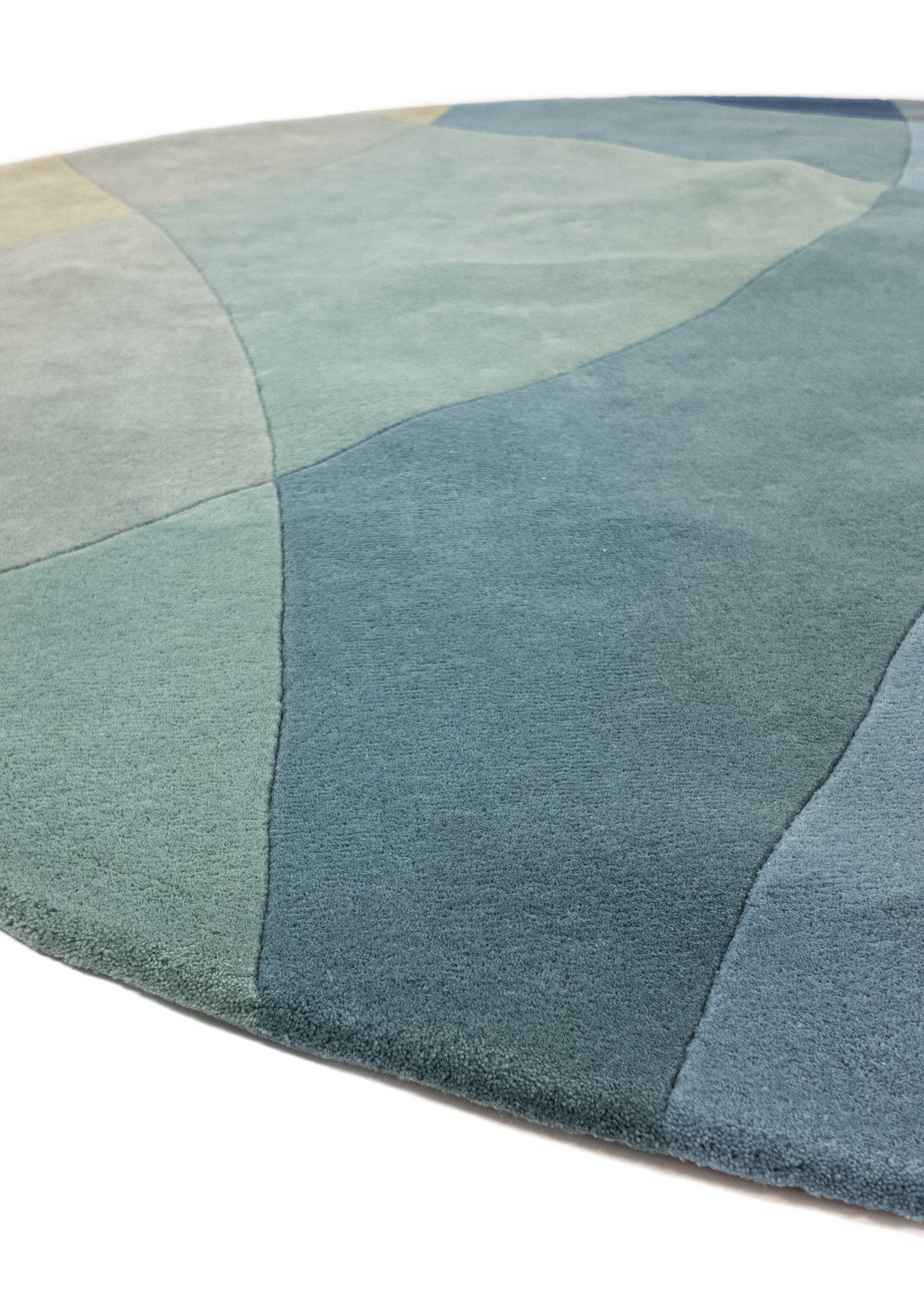 Vloerkleed MOMO Rugs Rhythmic Tides Indigo Round