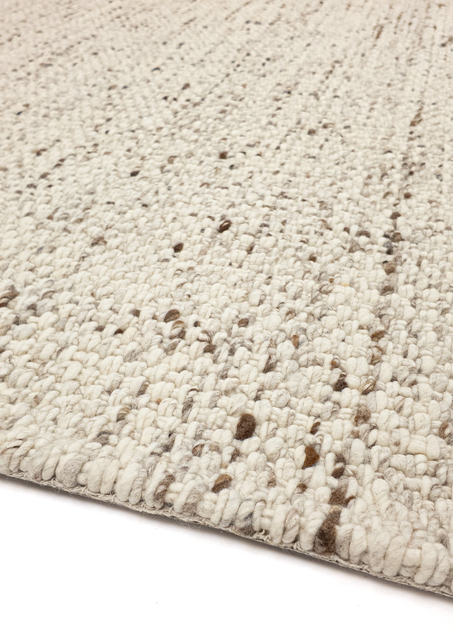 Vloerkleed MOMO Rugs | Warpweft Brown White