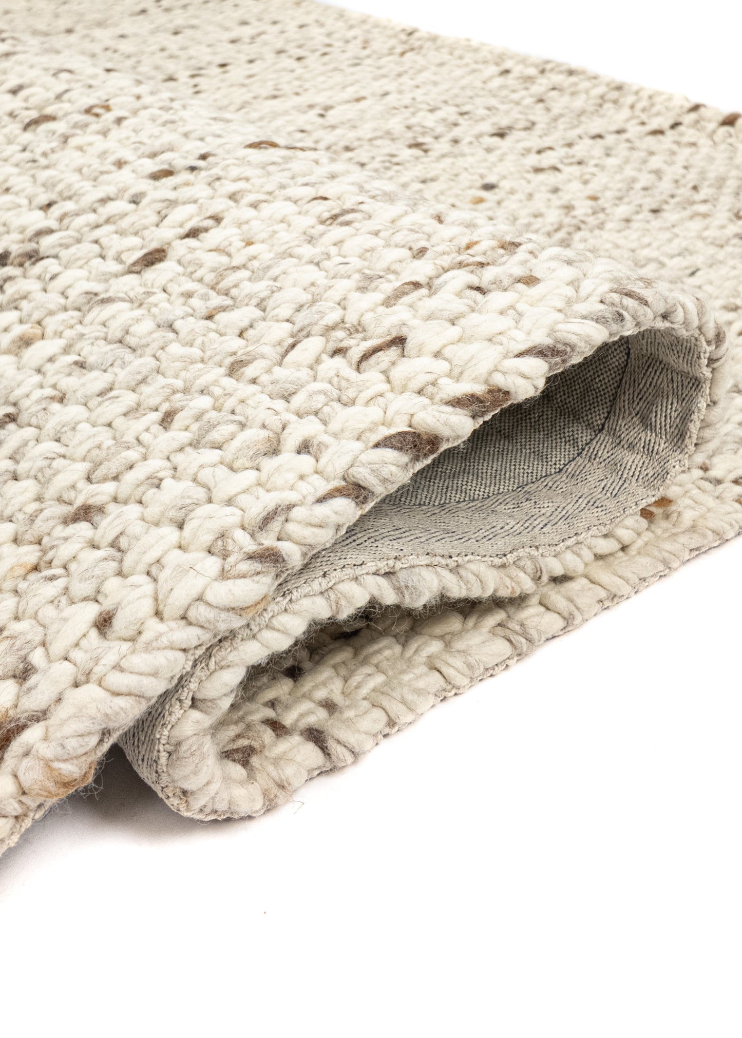 Vloerkleed MOMO Rugs | Warpweft Brown White
