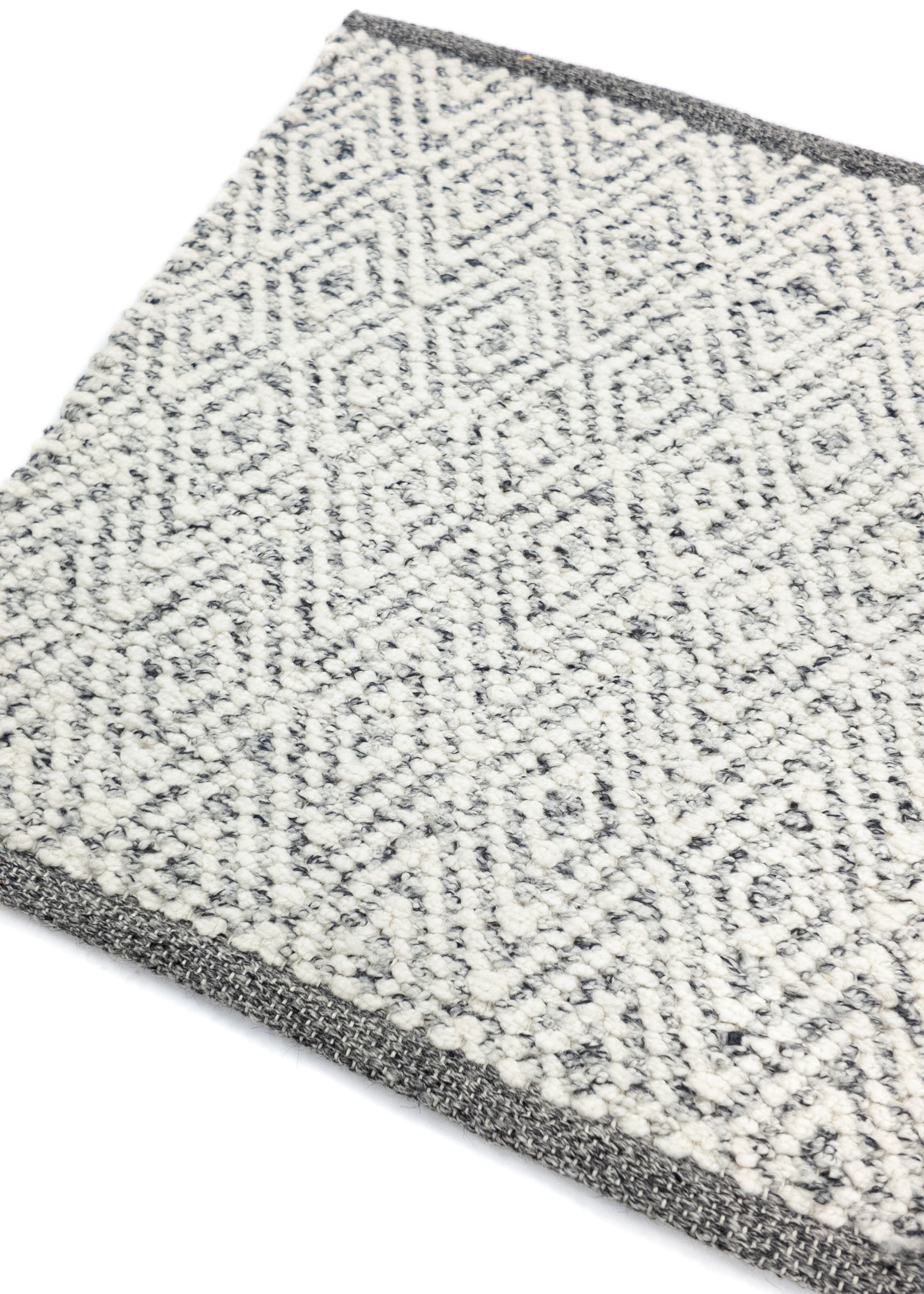 Vloerkleed MOMO Rugs | Fine Baregrain Black White