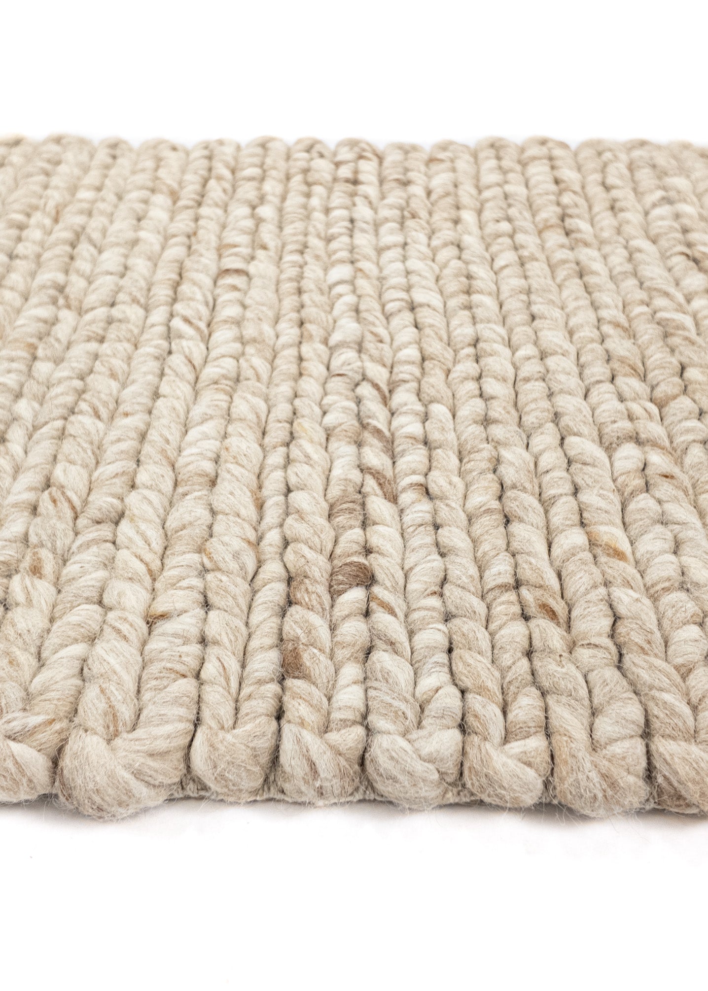 Vloerkleed MOMO Rugs | Woolcable Camel White
