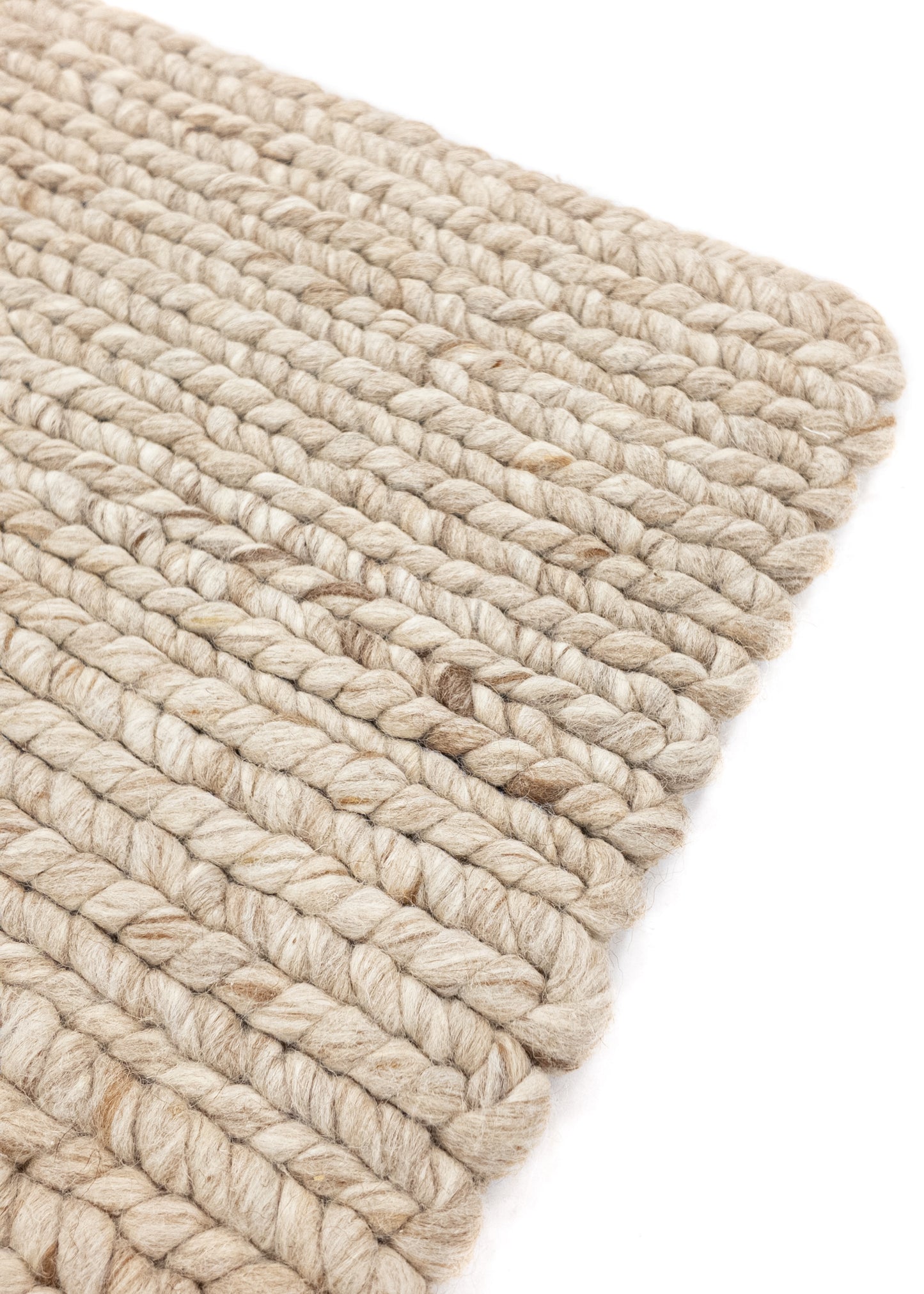 Vloerkleed MOMO Rugs | Woolcable Camel White