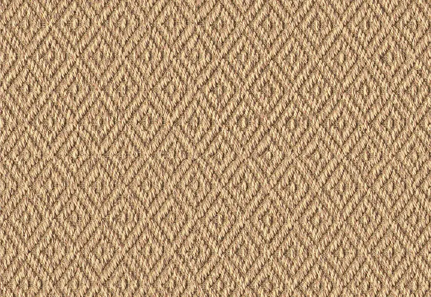 Vloerkleed MOMO Rugs Sisal Diamond Bruin