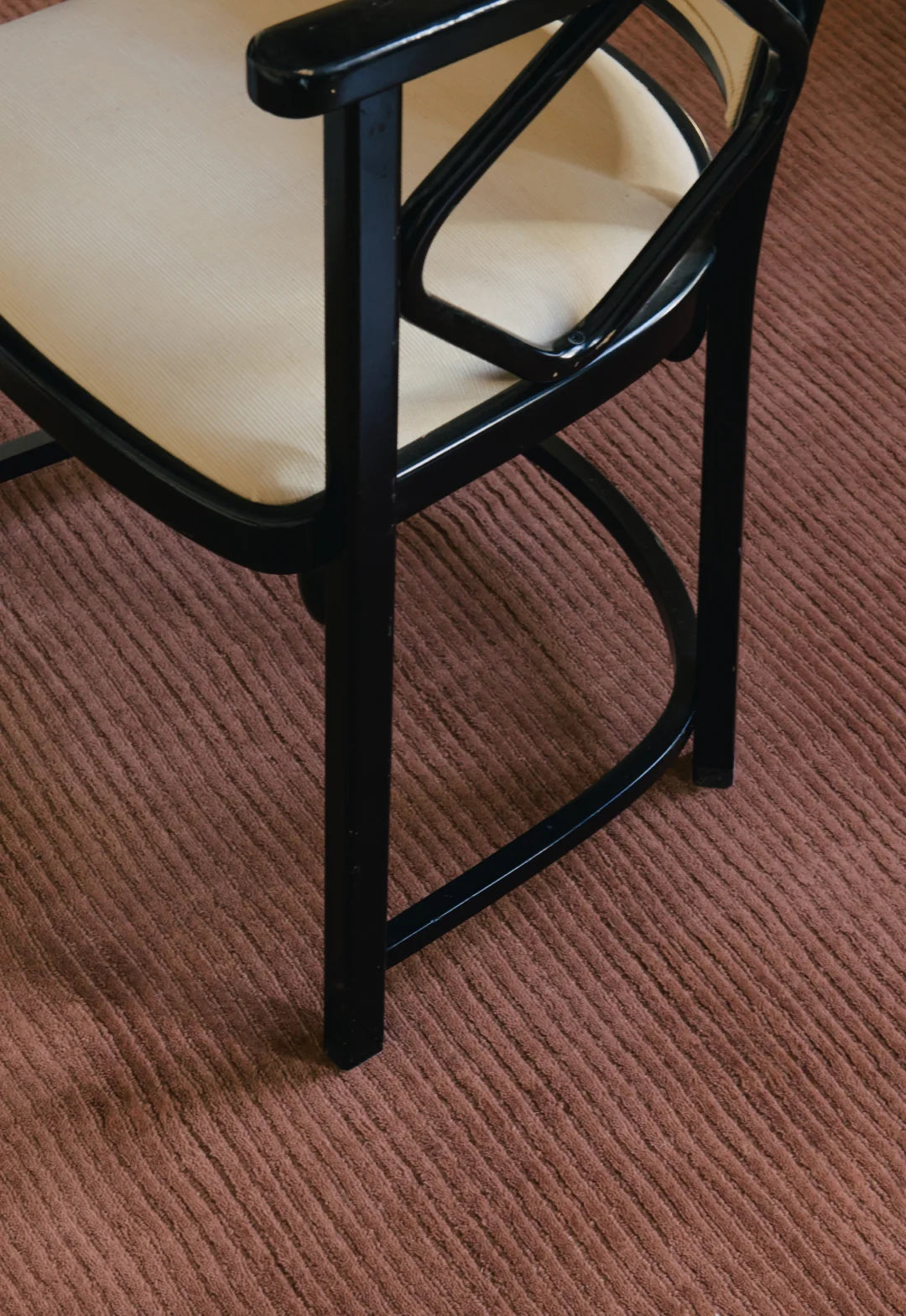 Vloerkleed Layered Drift Wool Rug Rust