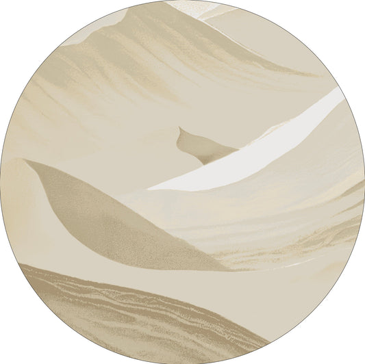 Vloerkleed MOMO rugs x NOŪRA studios - Dune Sand Rond
