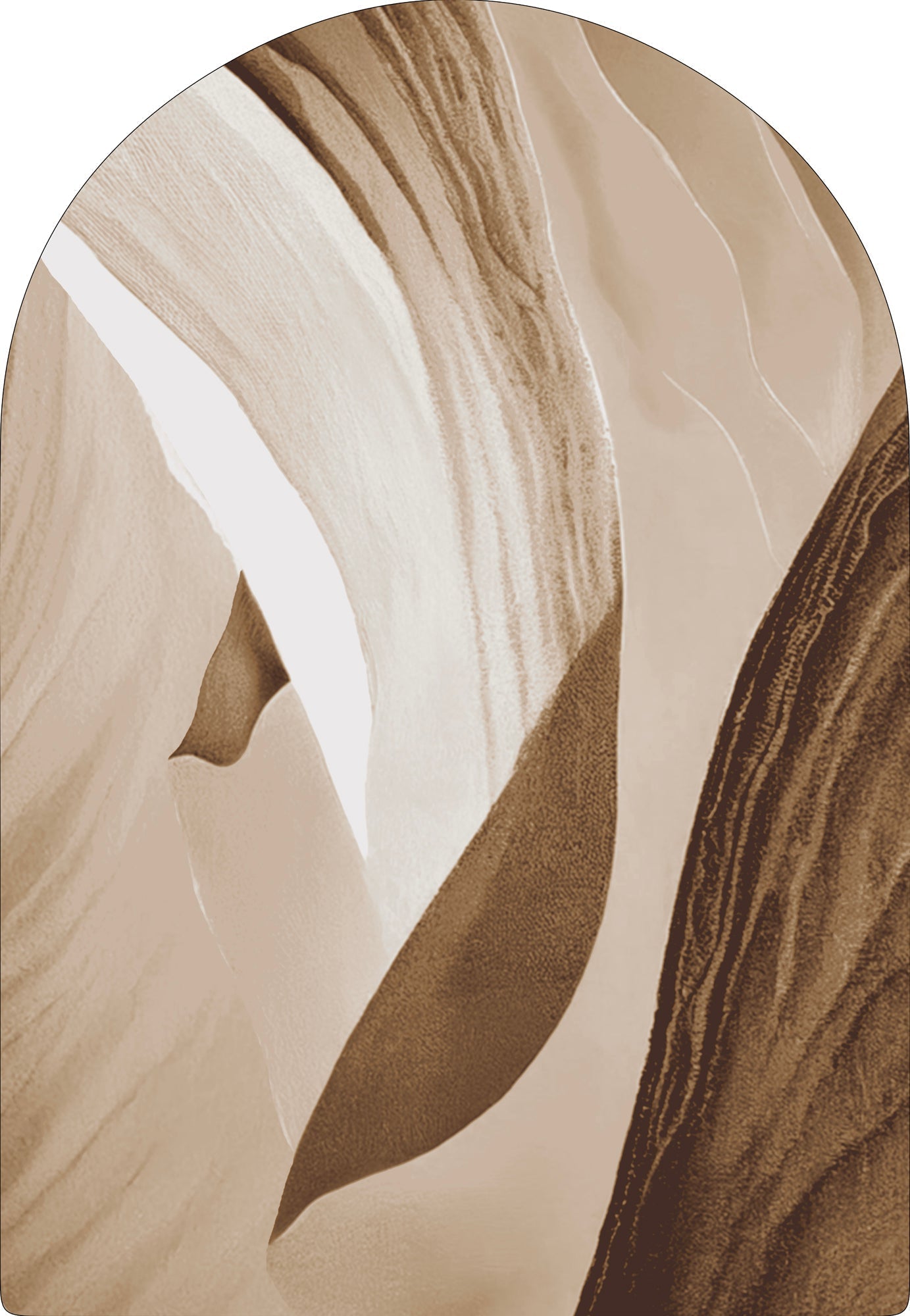 Vloerkleed MOMO rugs x NOŪRA studios - Dune Brown Arch