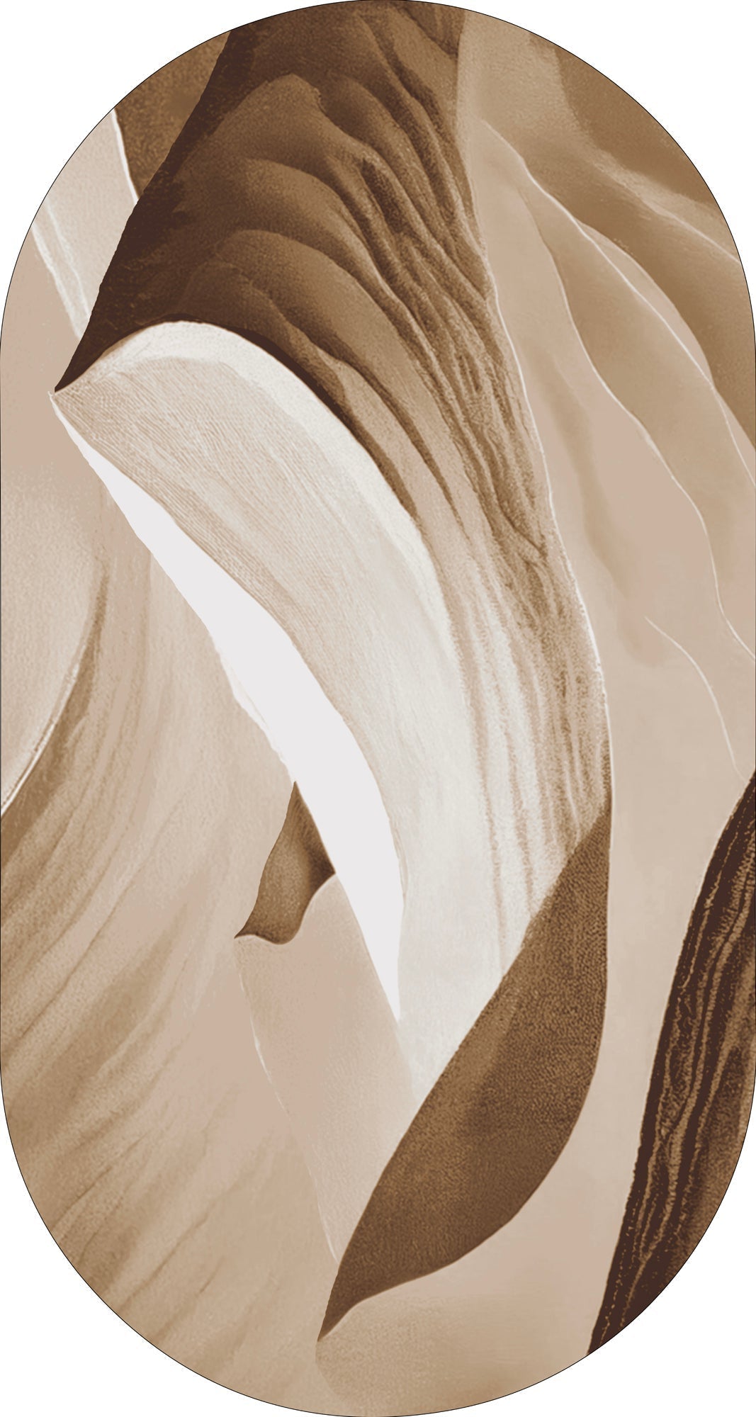 Vloerkleed MOMO rugs x NOŪRA studios - Dune Brown capsule