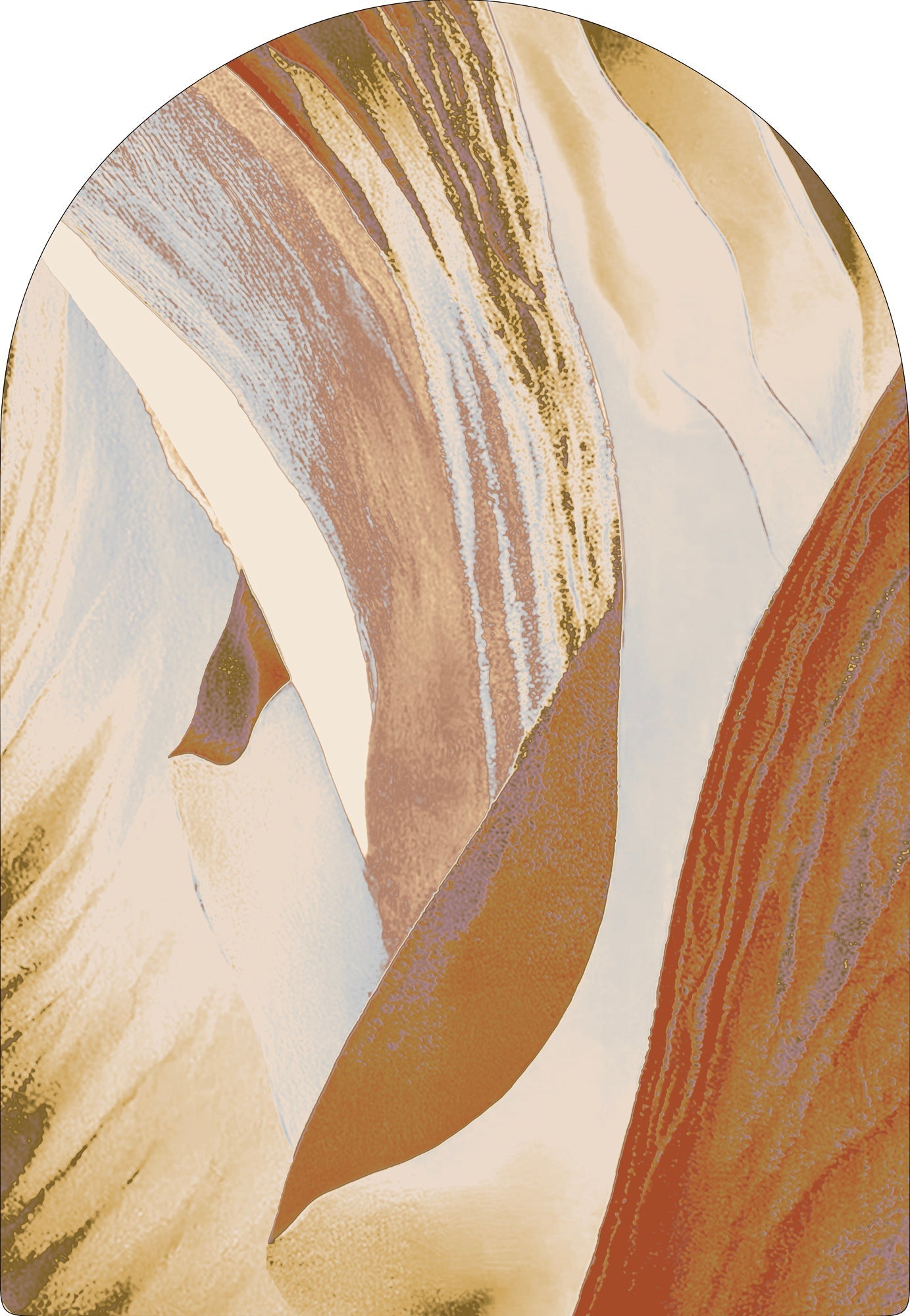 Vloerkleed MOMO rugs x NOŪRA studios - Dune Multicolour vibrant Arch