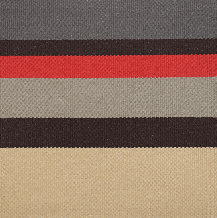 Ferreira de Sa Striped Humus Vloerkledenwinkel