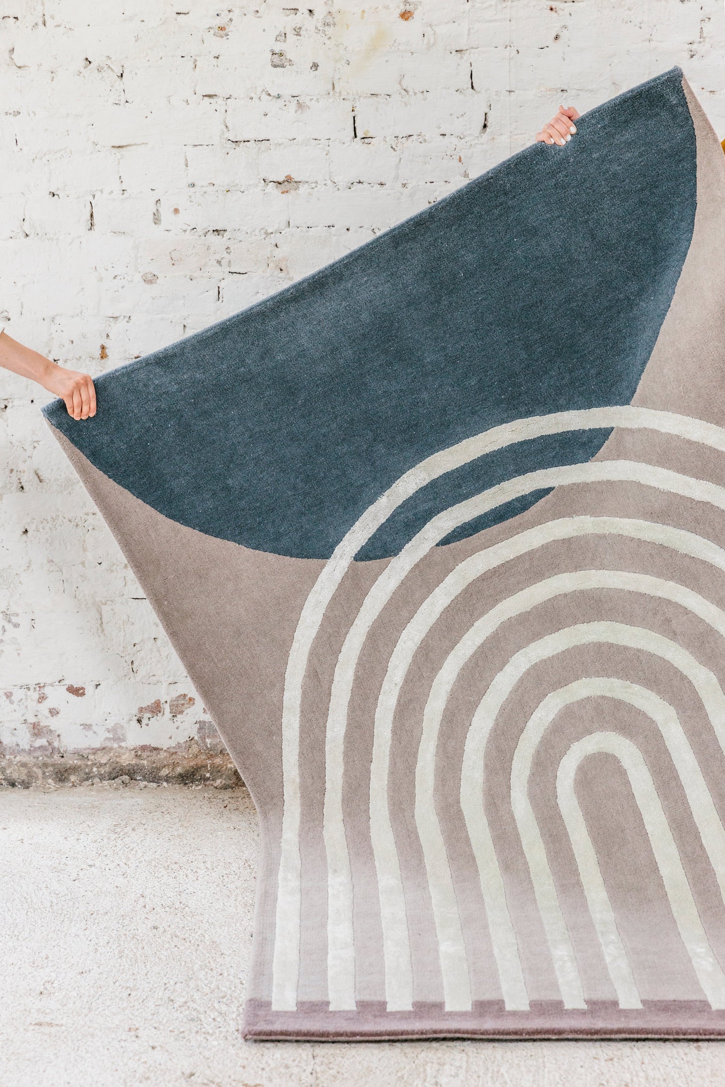 Vloerkleed Finarte Atrium Wool Rug Grey