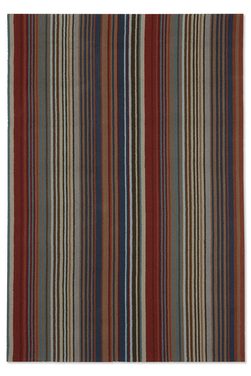 Harlequin Spectro Stripes-Teal/Sedonia/Rust outdoor 442103 Vloerkledenwinkel