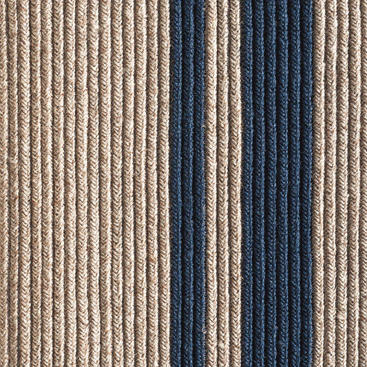 Vloerkleed Naturtex Rope Curve Ivory-Navy