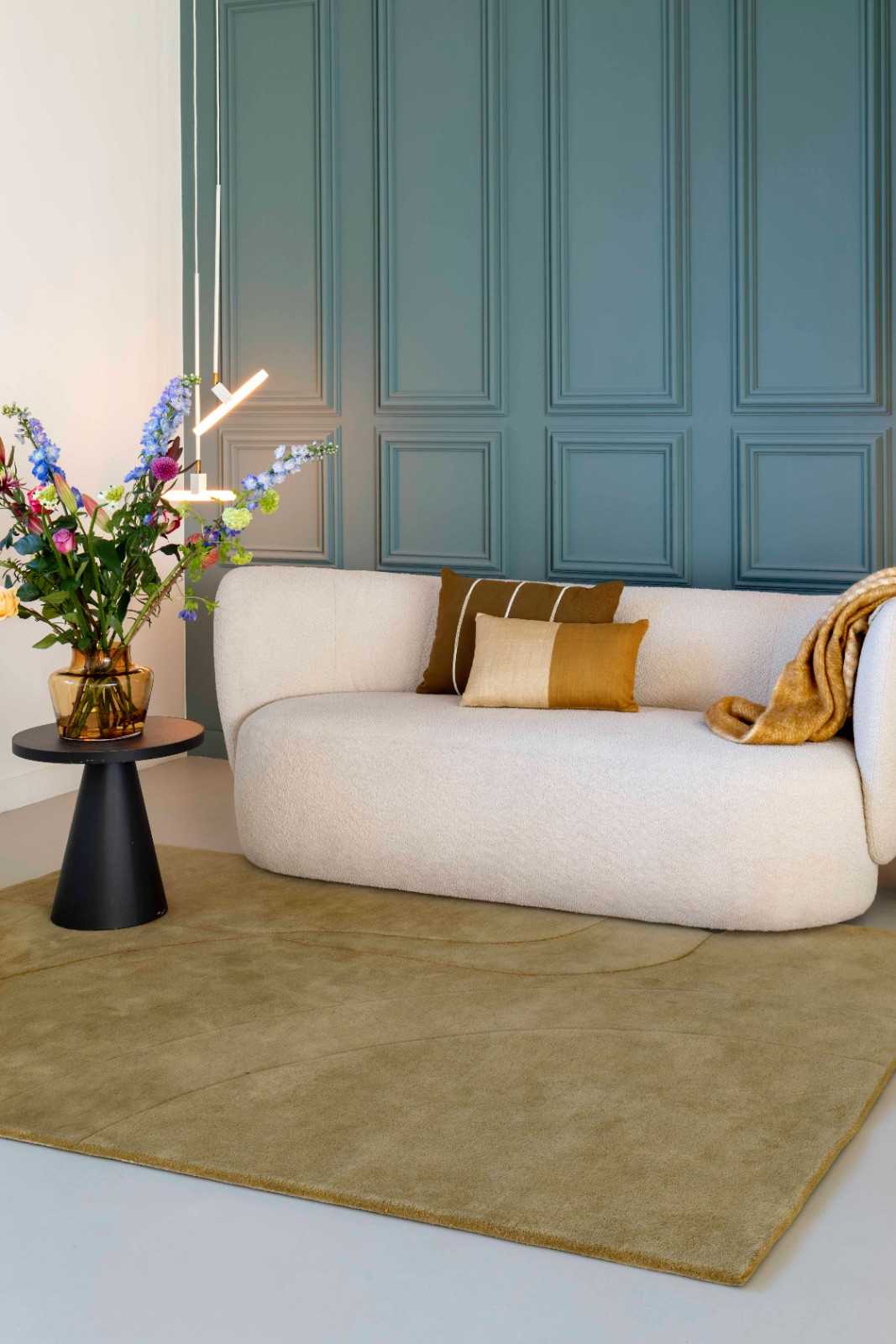 Vloerkleed MOMO Rugs Designer Elvire Instant Crush olive