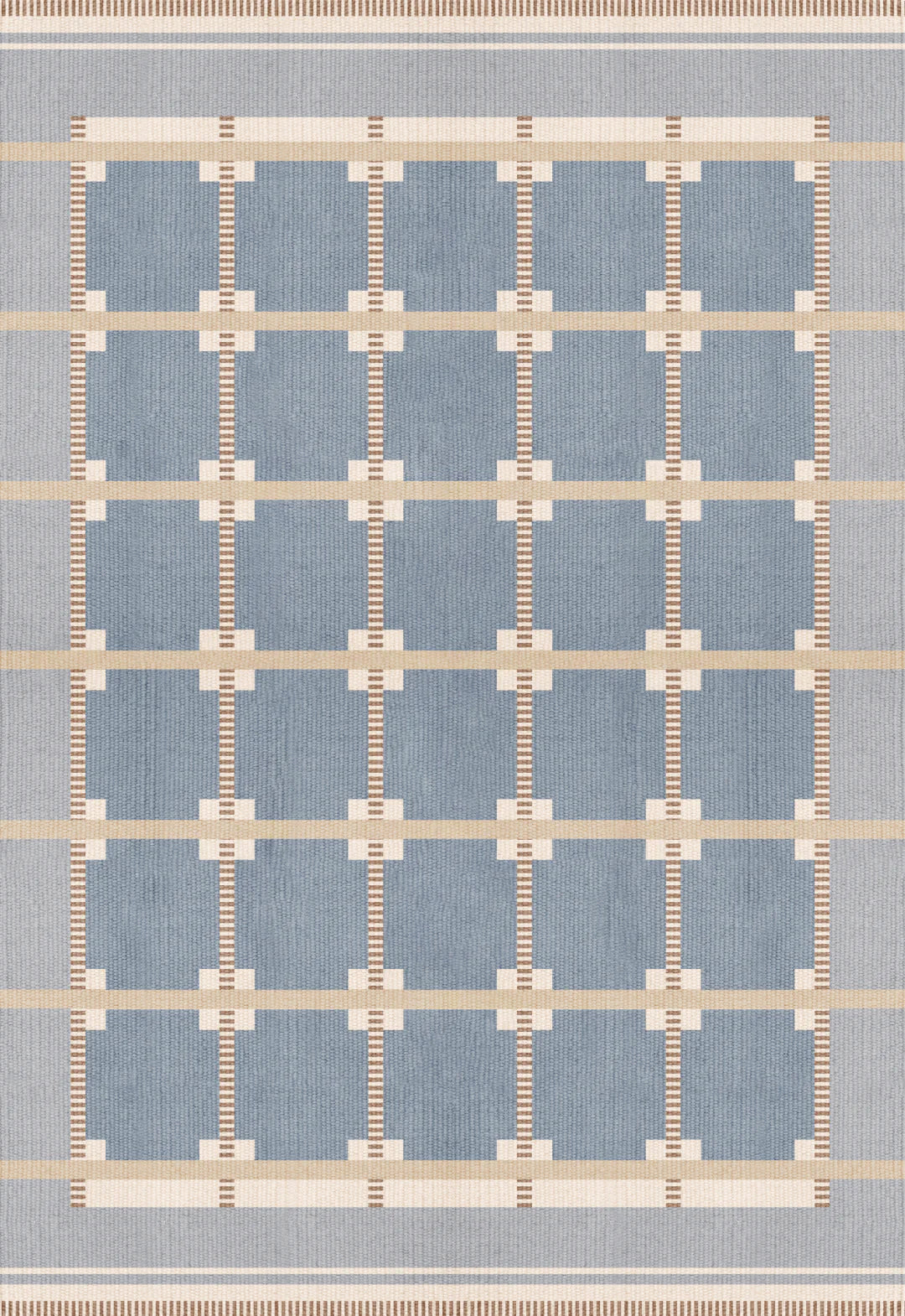 Vloerkleed Layered Röllakan Ruth Summer Sky