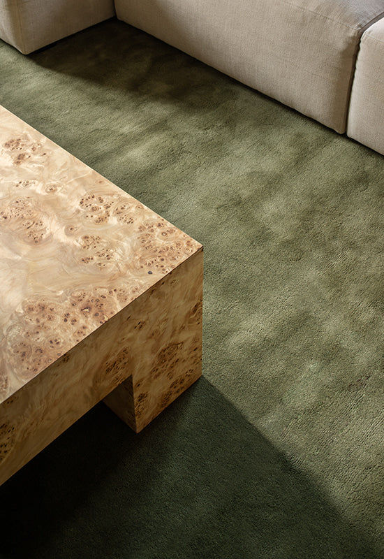 Vloerkleed Layered Classic Solid Wool Capulet Olive