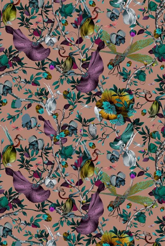 Laagpolig vloerkleed Moooi Carpets Biophilla Nude Vloerkledenwinkel