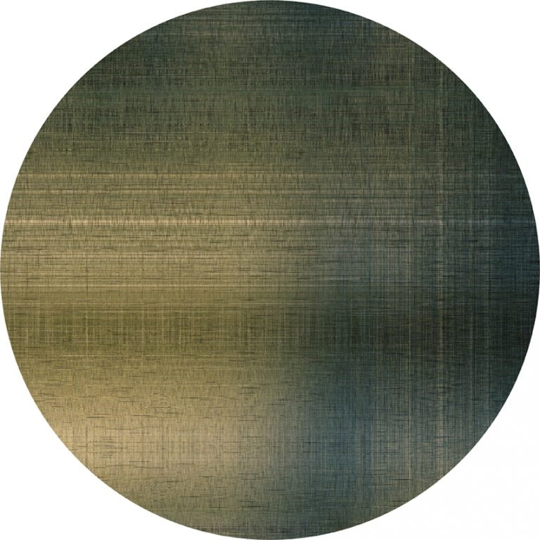 Laagpolig vloerkleed Moooi Carpets Canvas Shibori Rond