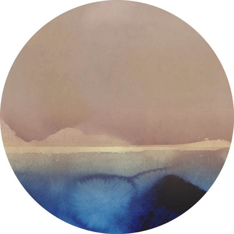 Laagpolig vloerkleed Moooi Carpets Horizon Sunrise Rond