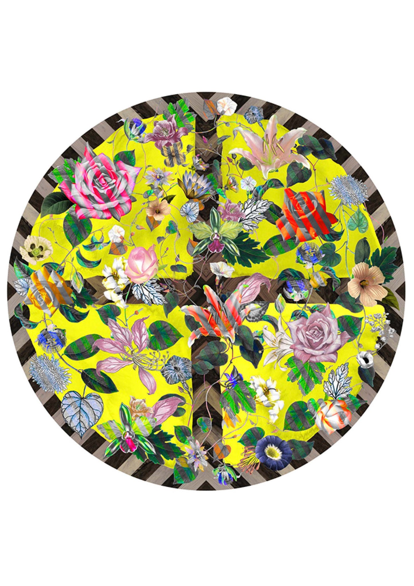 Laagpolig vloerkleed Moooi Carpets Malmaison Citrus Vloerkledenwinkel