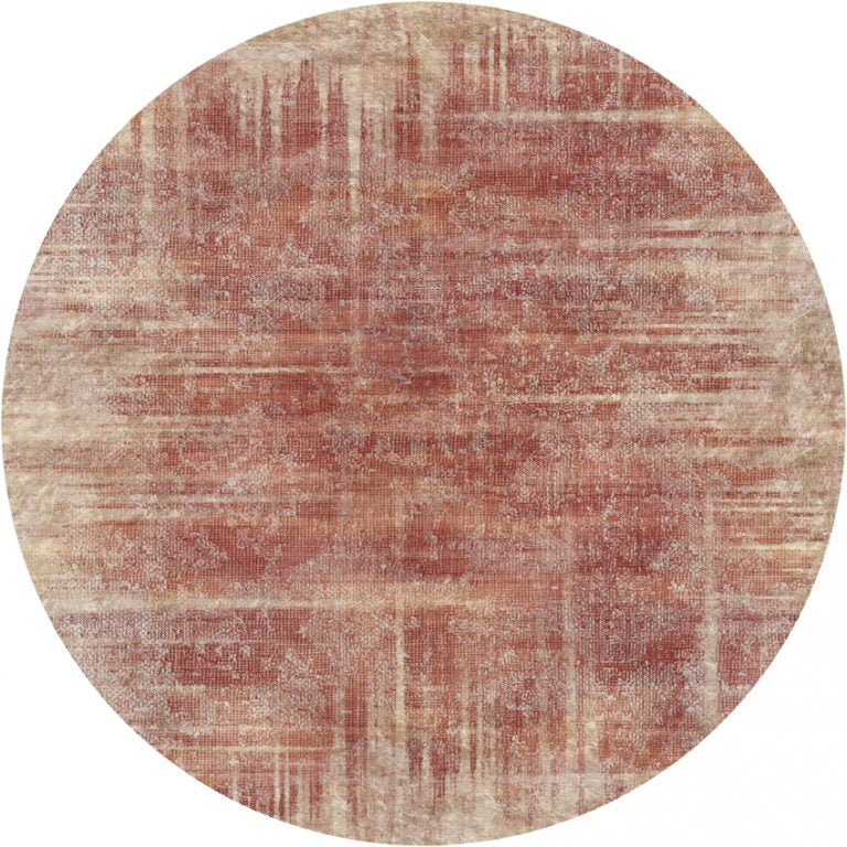 Laagpolig vloerkleed Moooi Carpets Patina Brick Rond