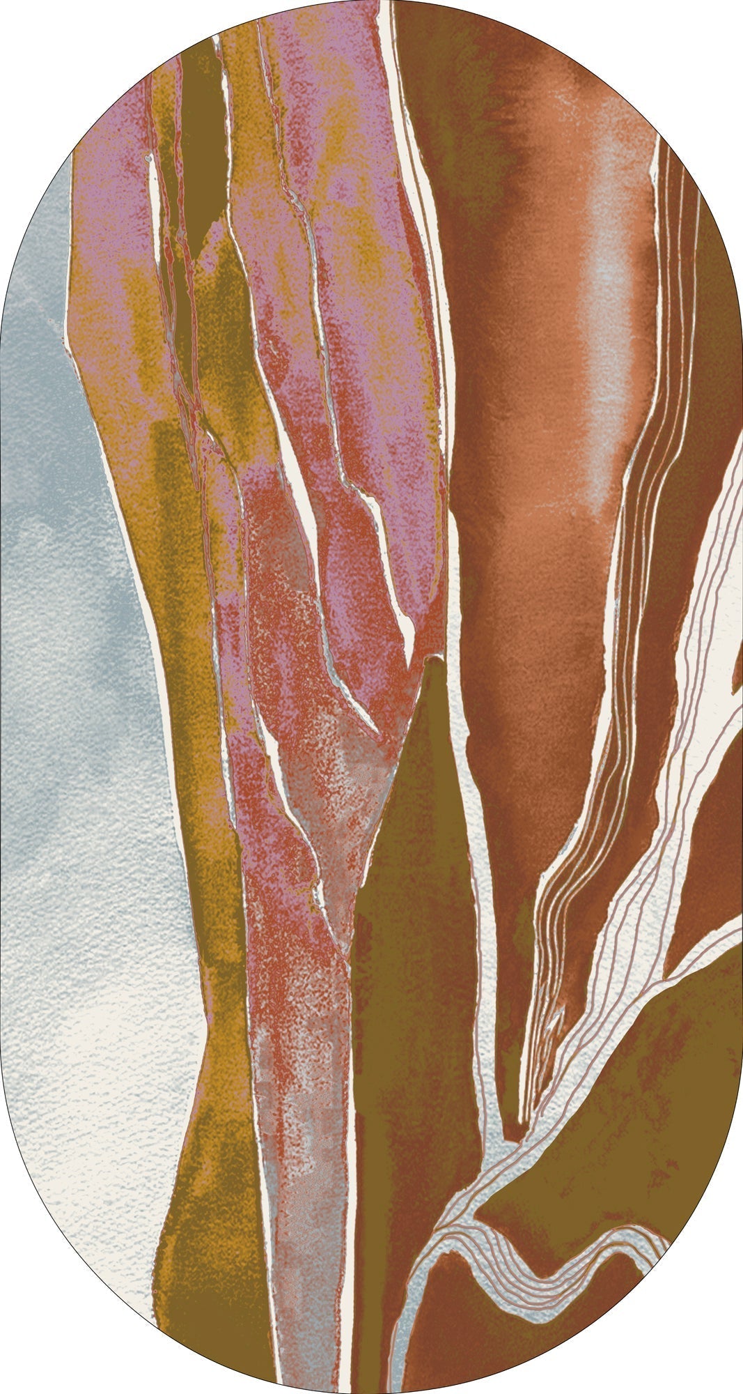 Vloerkleed MOMO rugs x NOŪRA studios - Horizon Multicolour Vibrant capsule