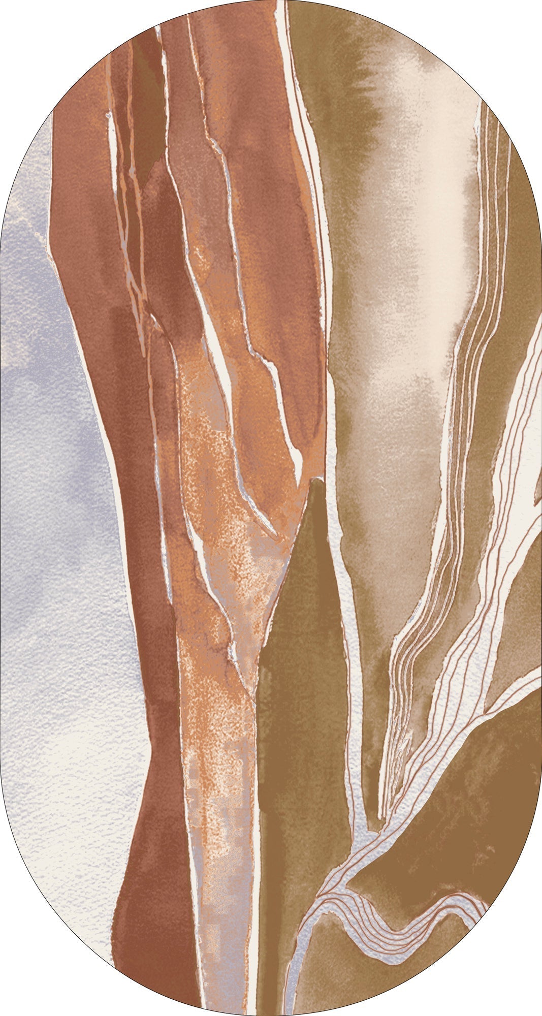 Vloerkleed MOMO rugs x NOŪRA studios - Horizon Multicolour Matt capsule