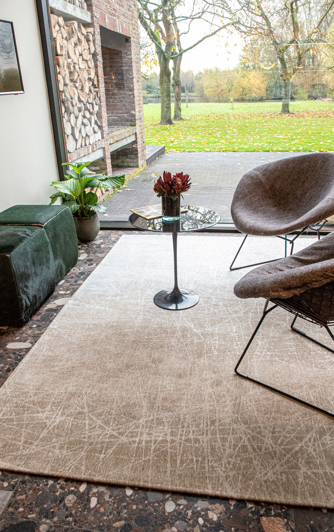 Louis de Poortere 9123 Mad Men Blast Beige Vloerkledenwinkel