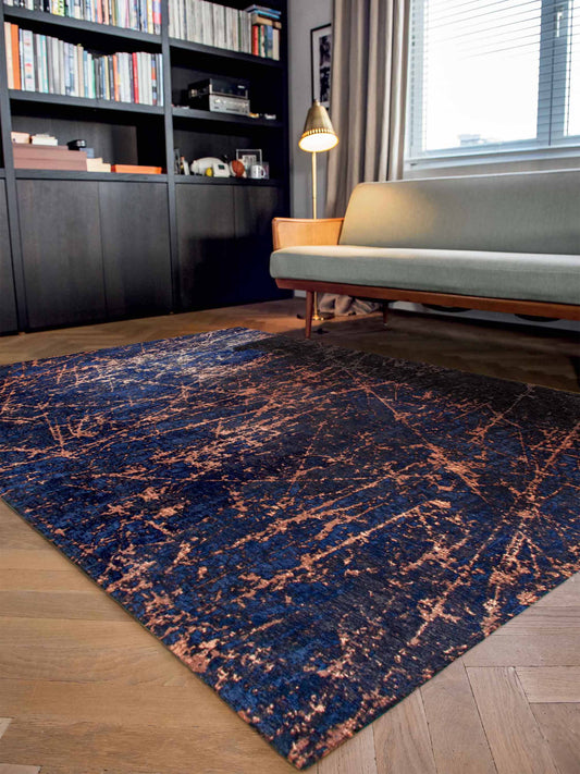 Louis de Poortere Stellar Mad Men 9217 Blue Star Vloerkledenwinkel