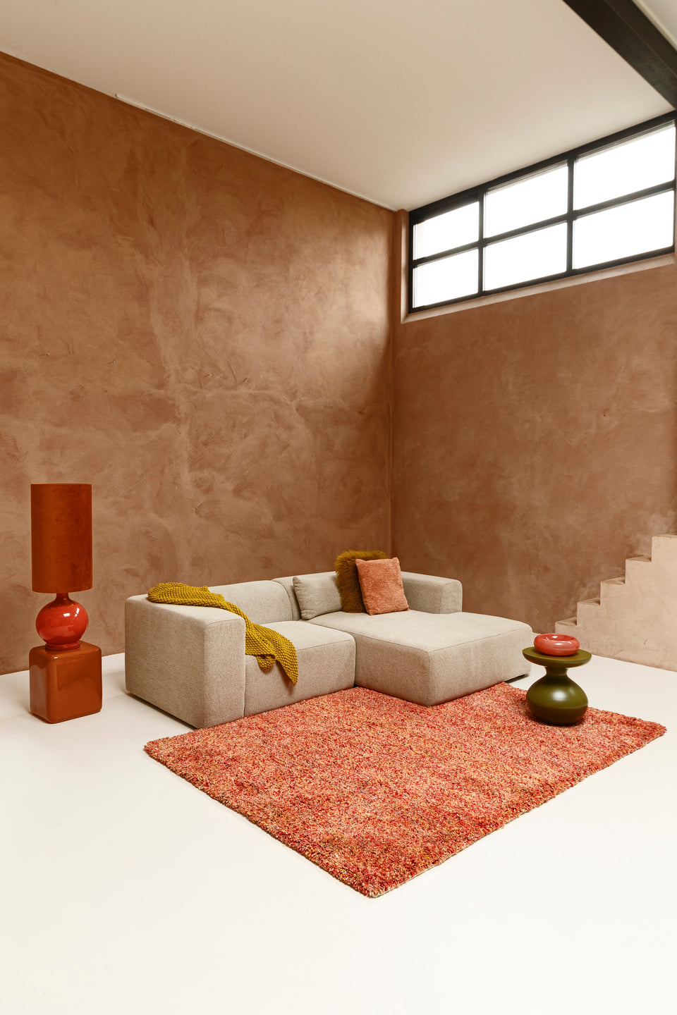 Vloerkleed MOMO Rugs Coral Red multi