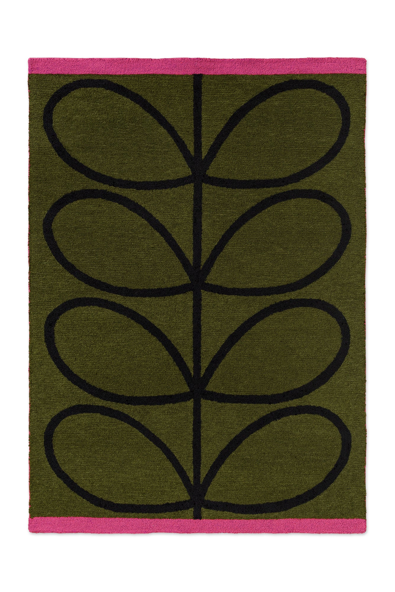 Buitenkleed Orla Kiely Linear Stem Olive 464407