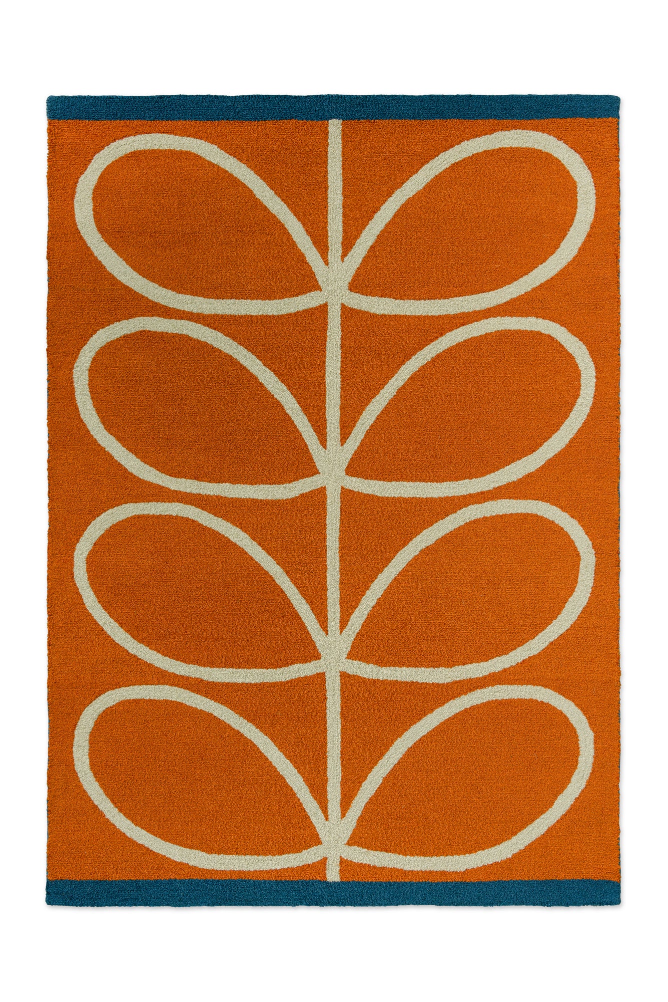 Buitenkleed Orla Kiely Linear Stem Orange 464403