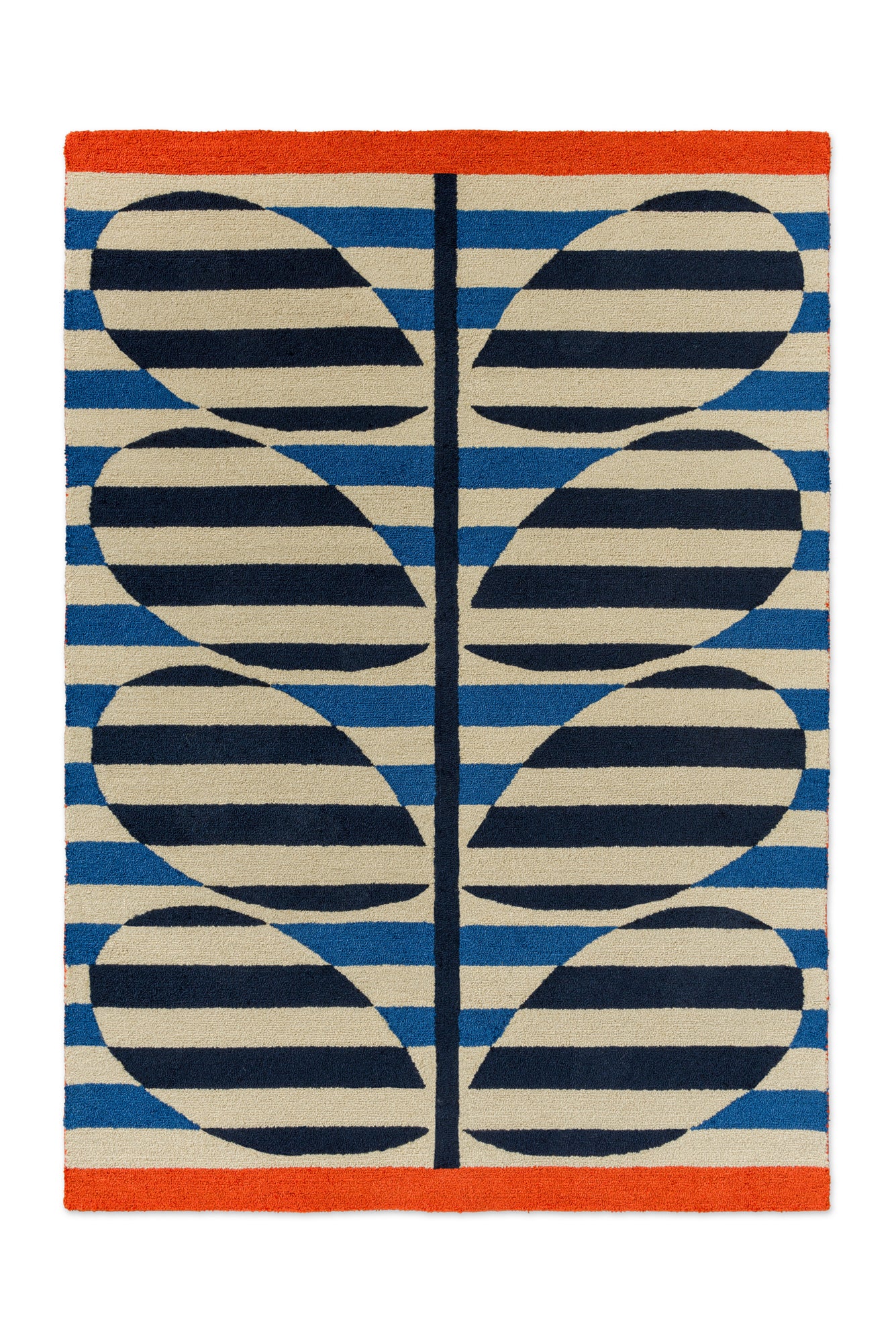Buitenkleed Orla Kiely Stripy Stem Azure 464308