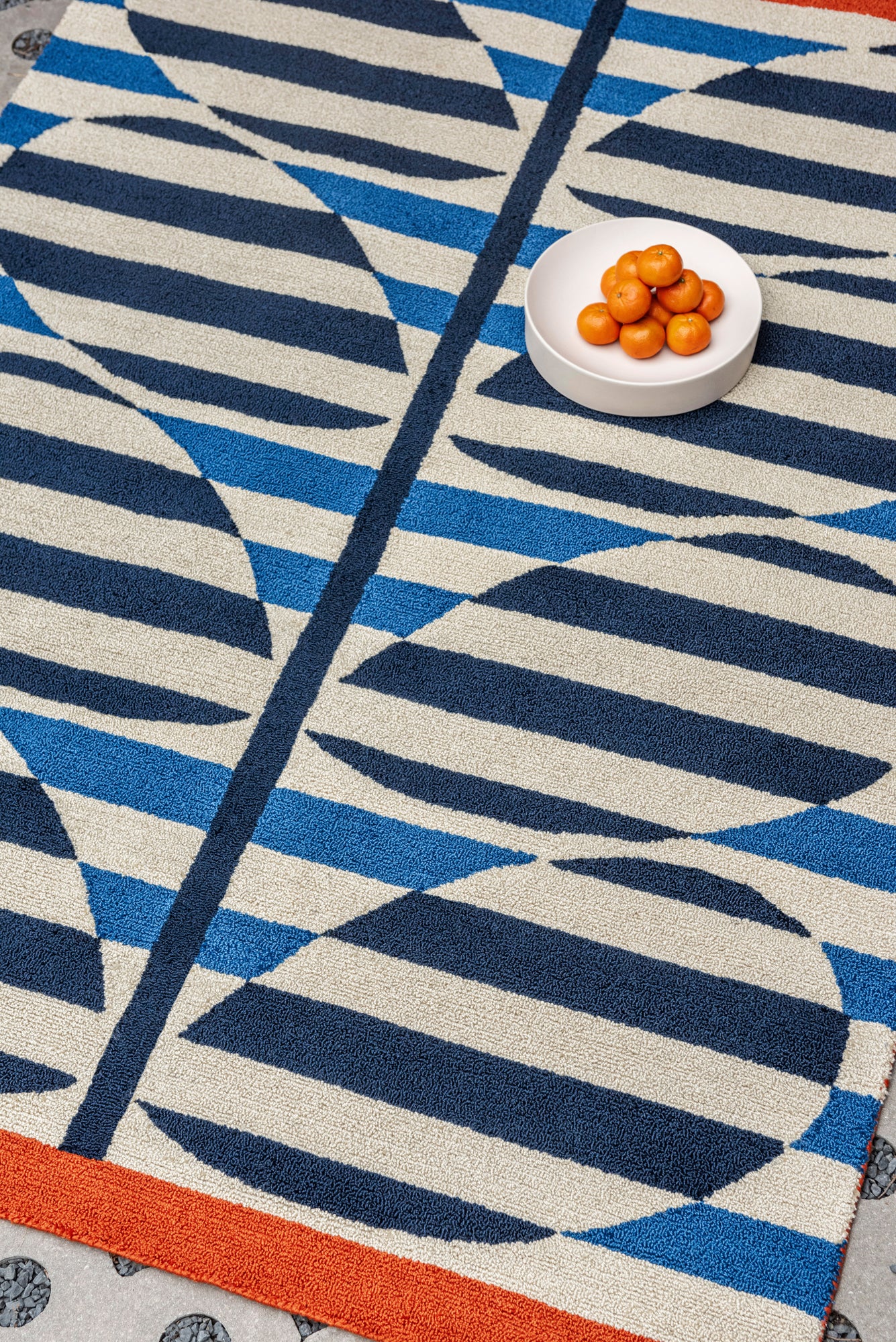 Buitenkleed Orla Kiely Stripy Stem Azure 464308