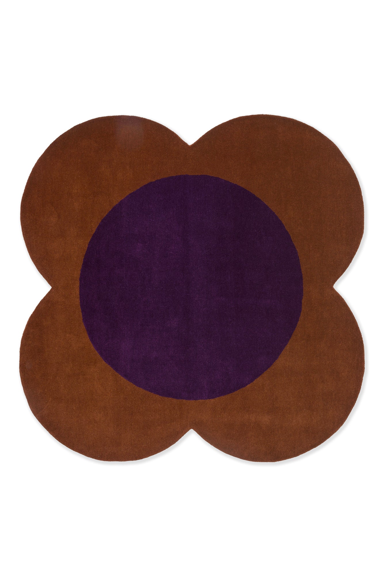 Orla Kiely Flower Spot chestnut-violet 158401