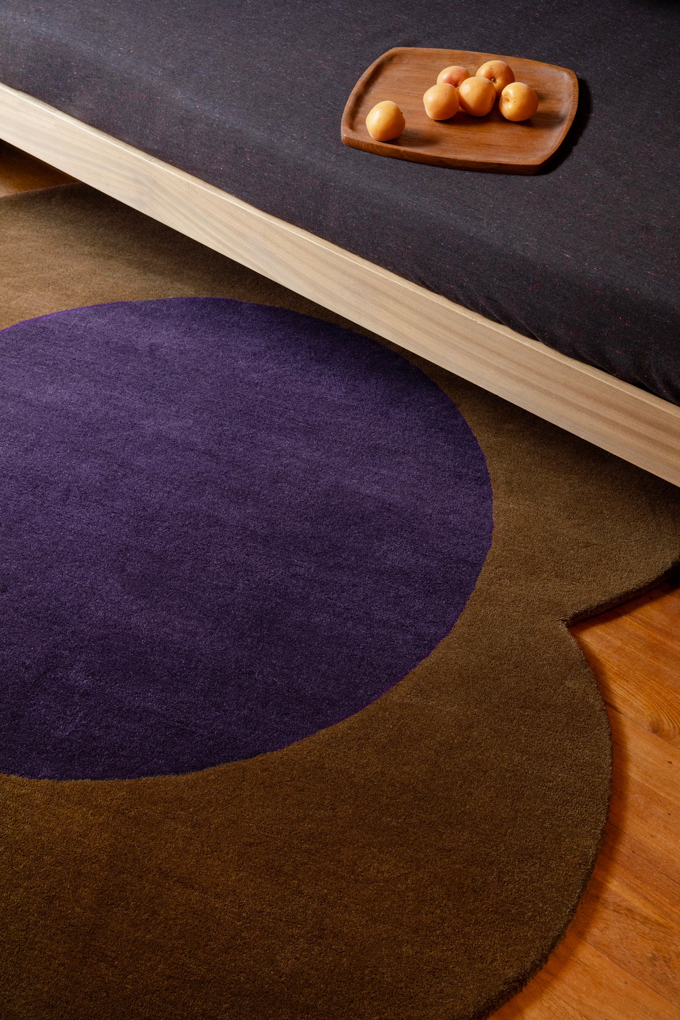 Orla Kiely Flower Spot chestnut-violet 158401